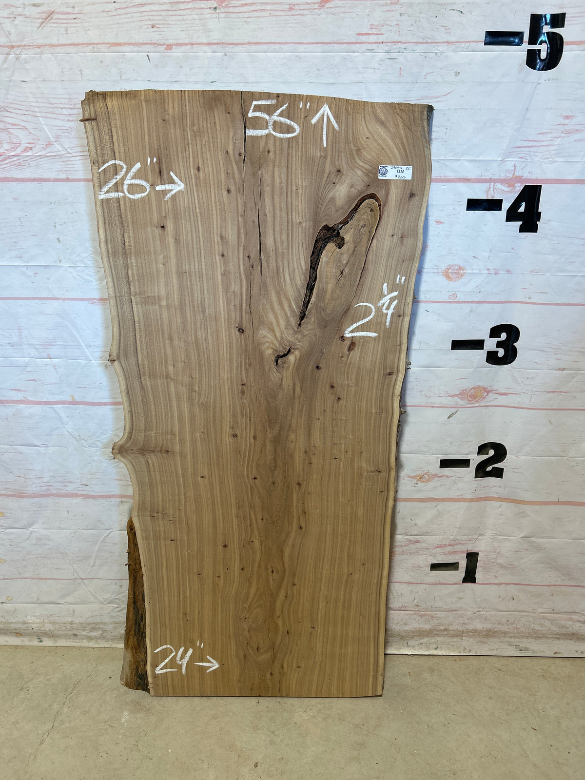 Live Edge Elm Sku#29045D-22