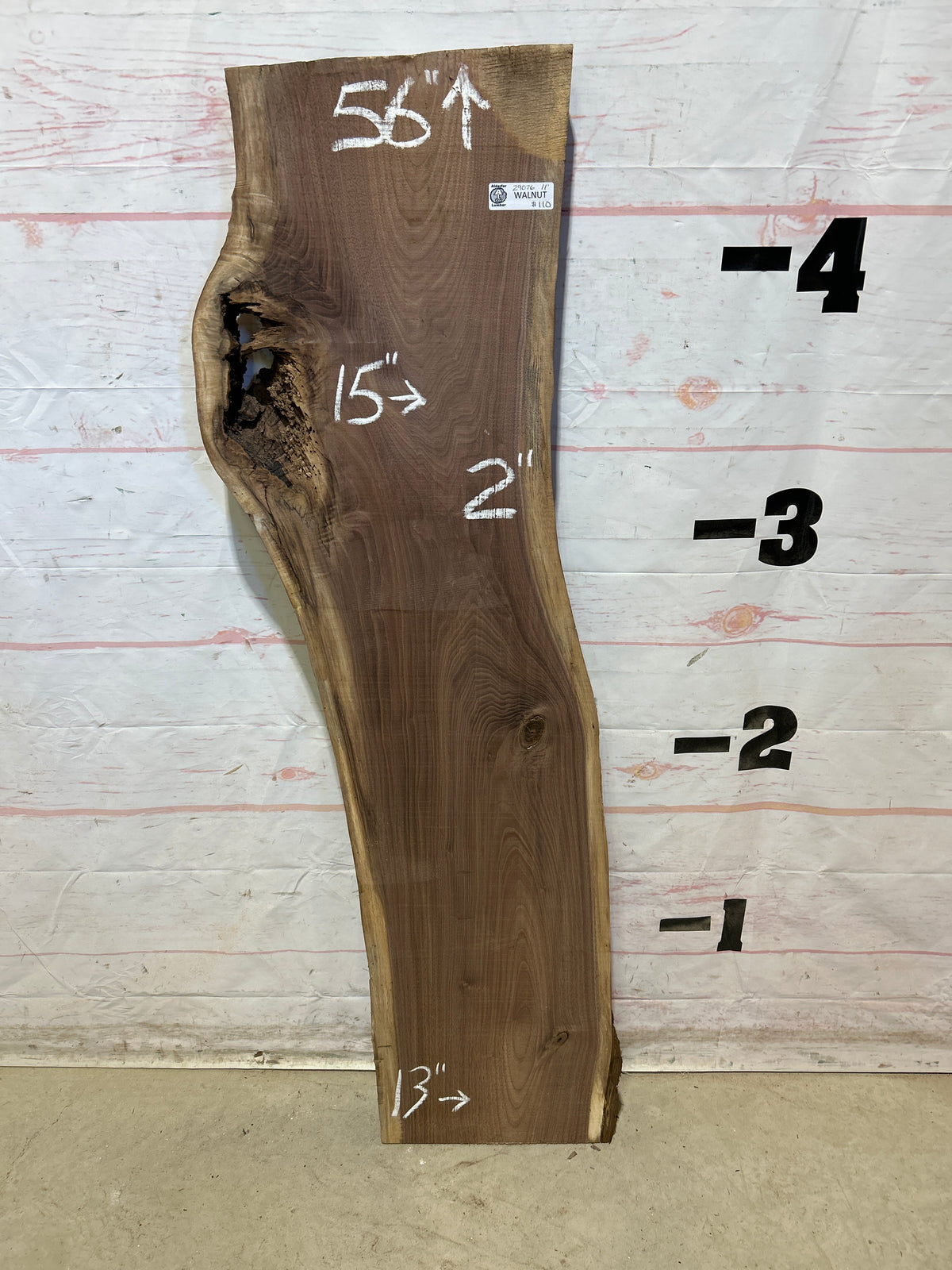 Live Edge Walnut Sku#29076M-11