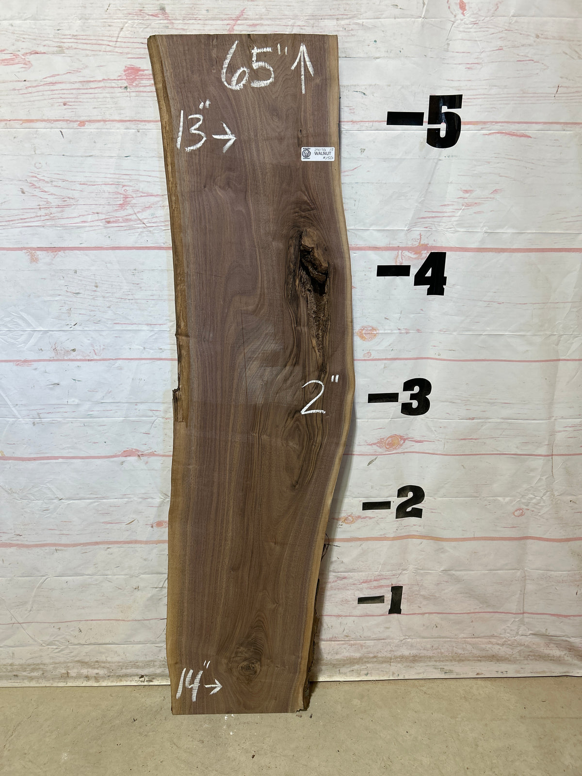 Live Edge Walnut Sku#29070G-13