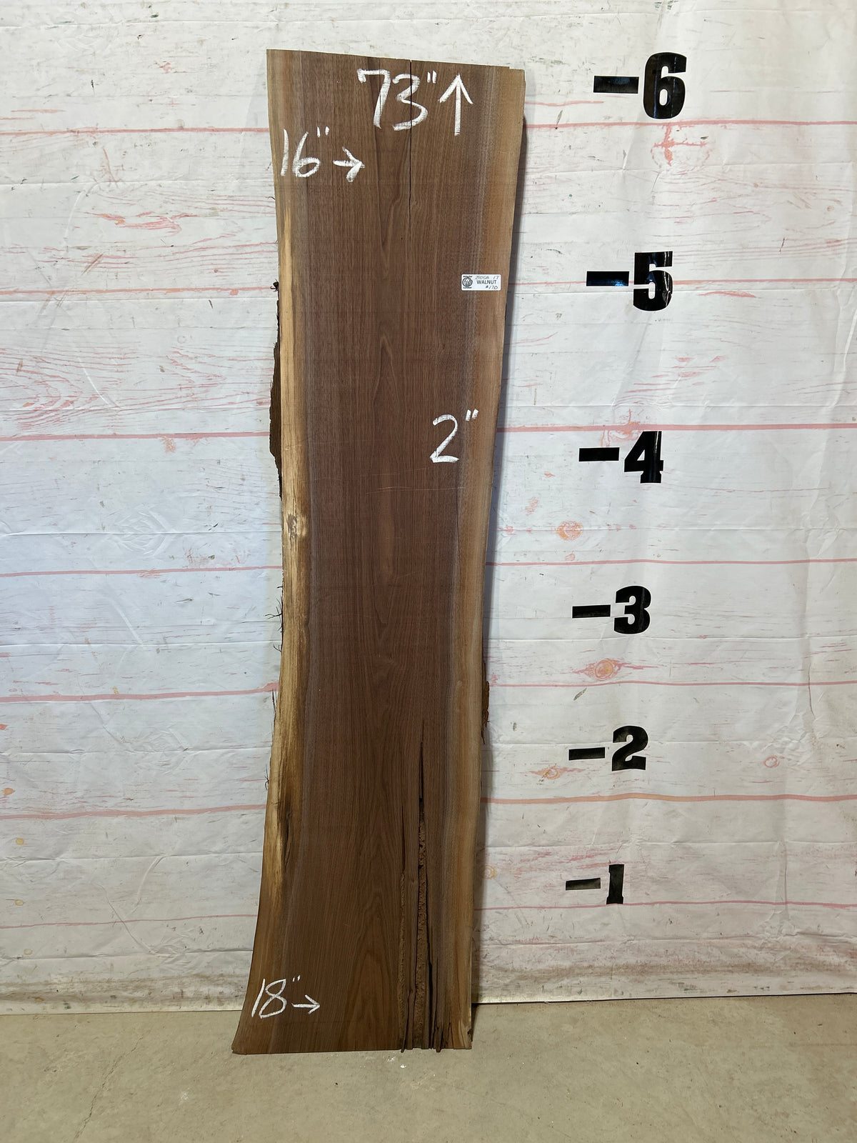 Live Edge Walnut Sku#29058G-17
