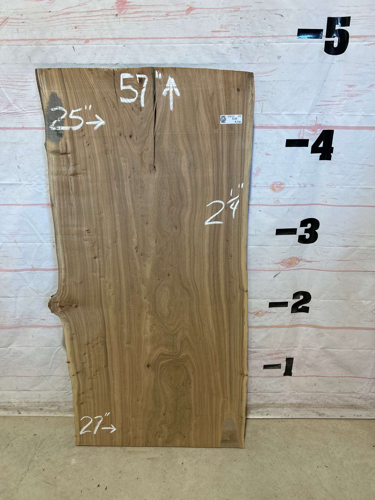 Live Edge Elm Sku#29051D-23