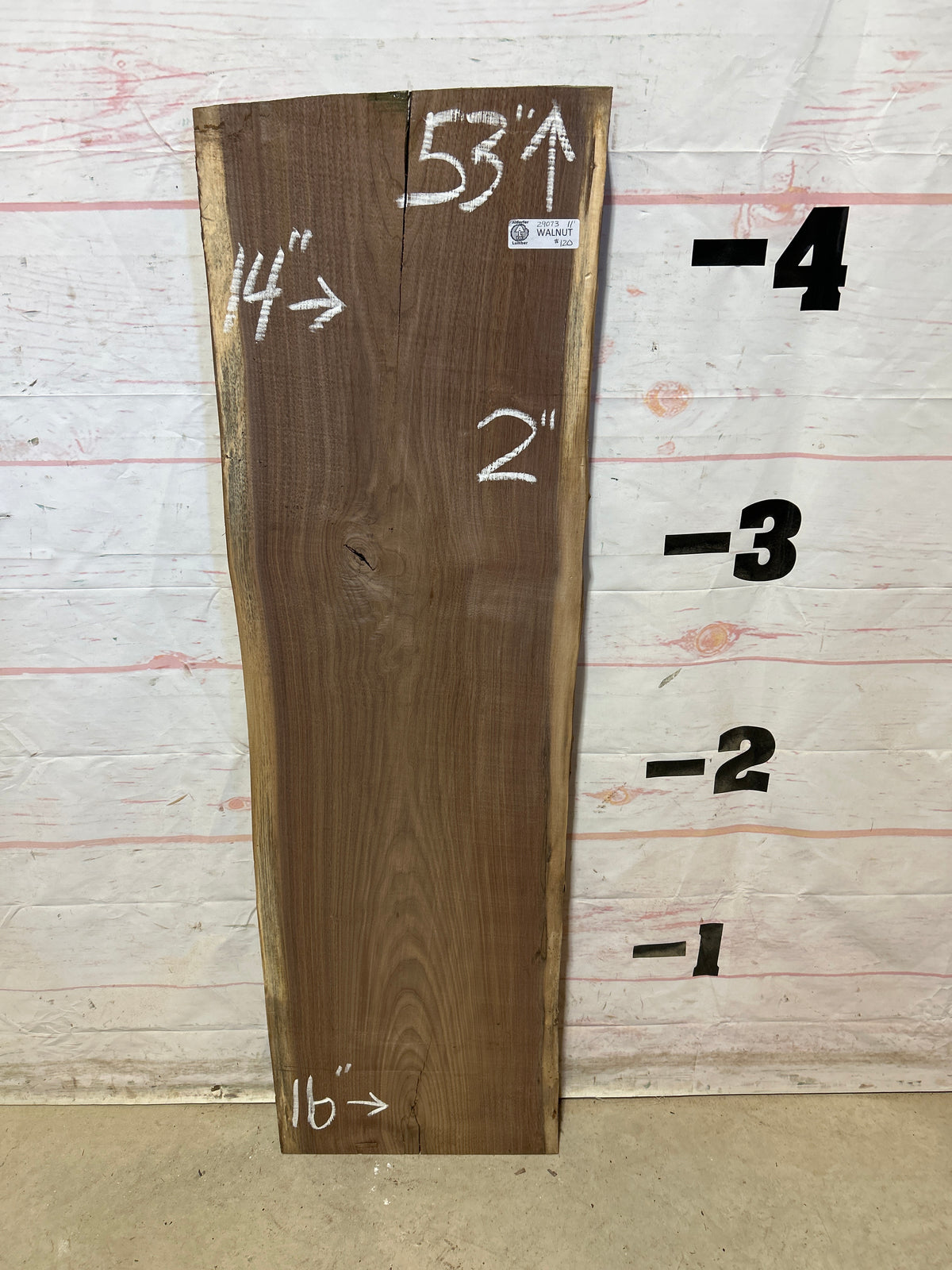 Live Edge Walnut Sku#29073M-11