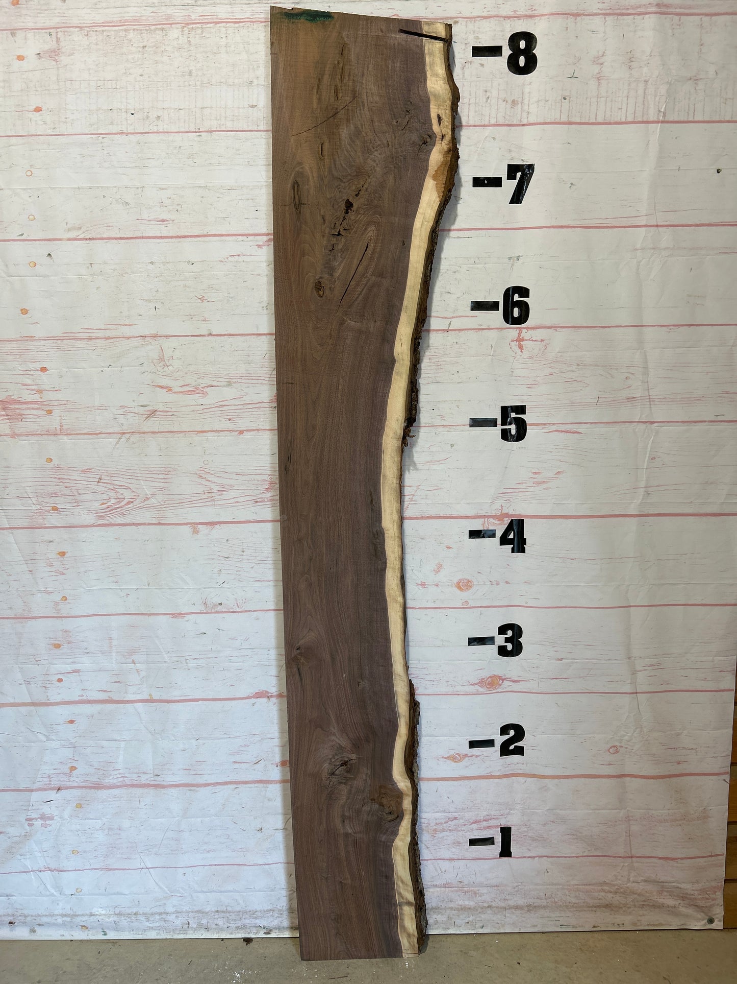 Live Edge Walnut Sku#25986A-18