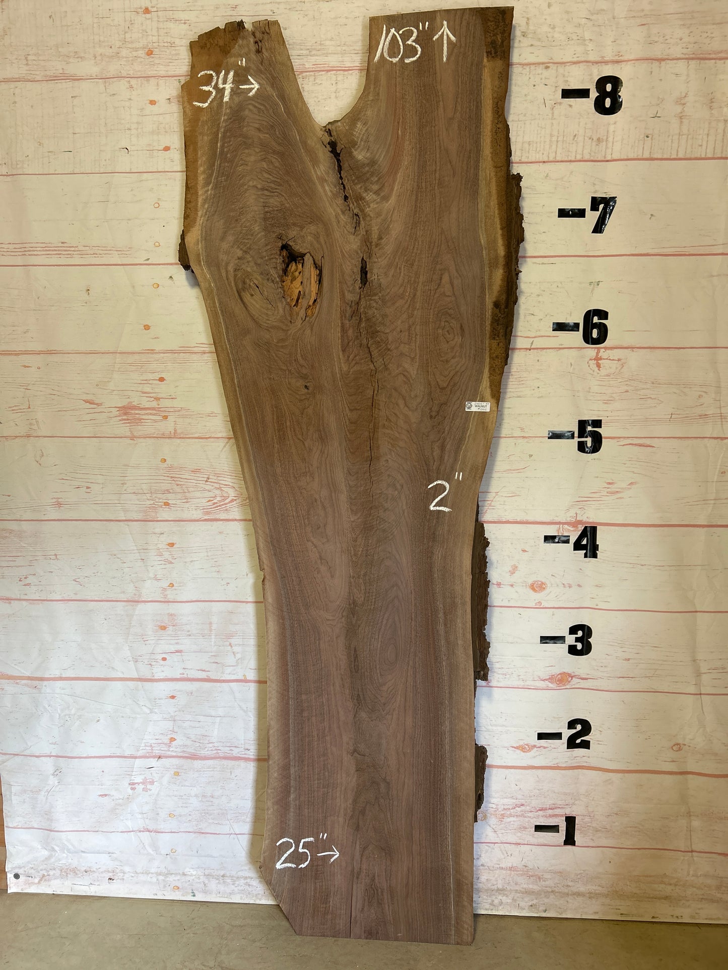 Live Edge Walnut Sku#24061J-43