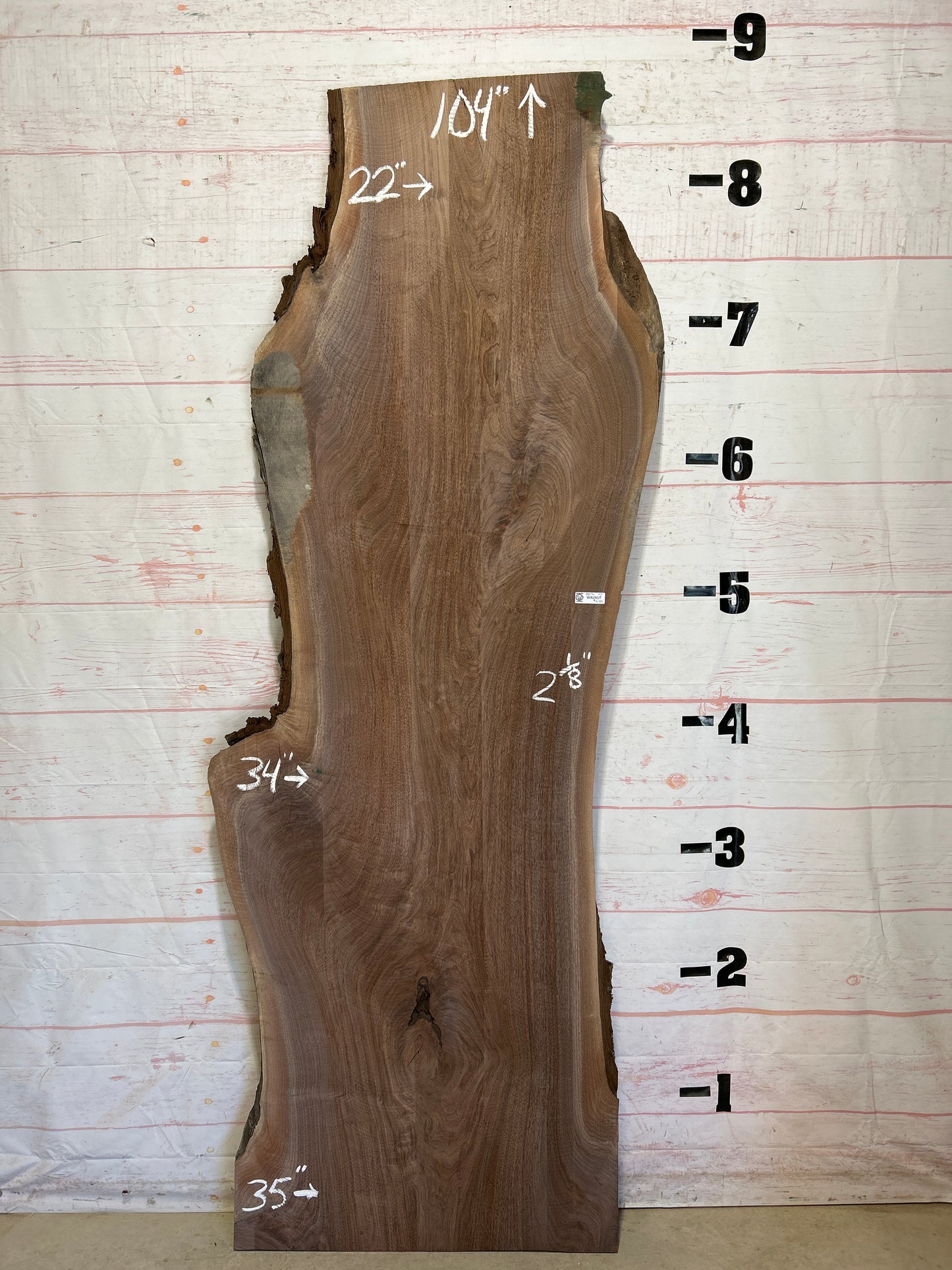 Live Edge Walnut Sku#26076J-42