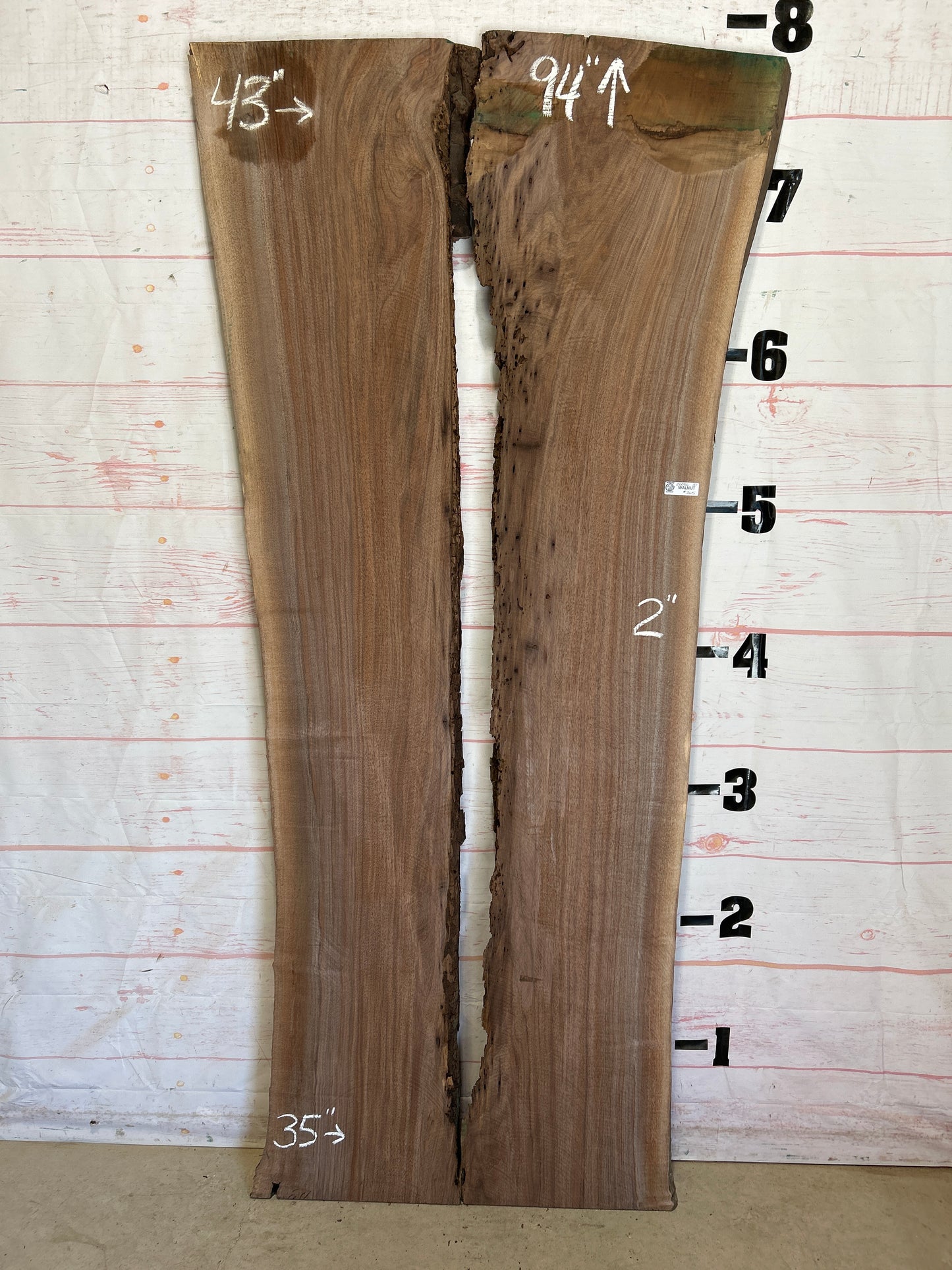 Live Edge Walnut Sku#26086K-51