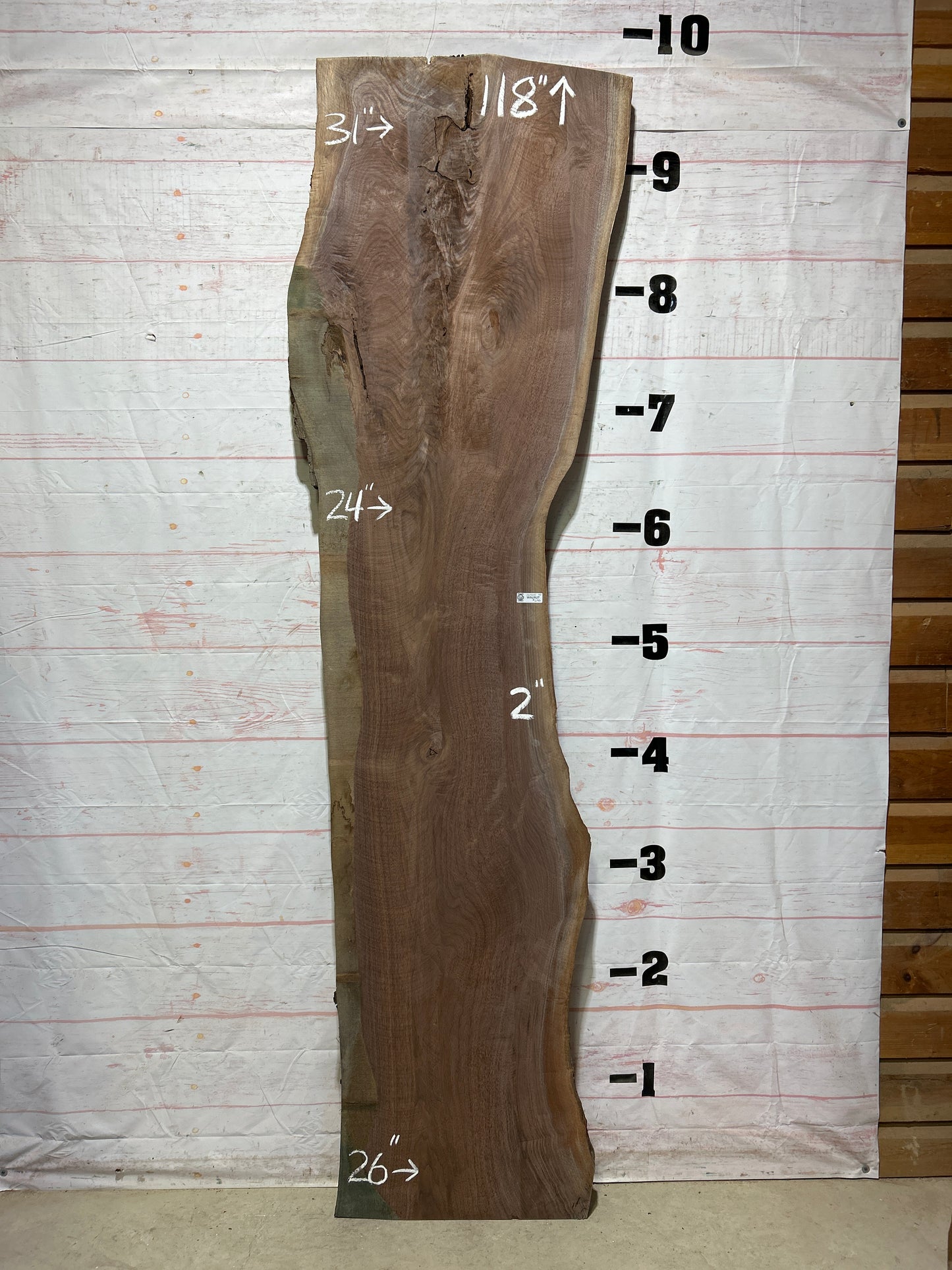 Live Edge Walnut Sku#26505K-46