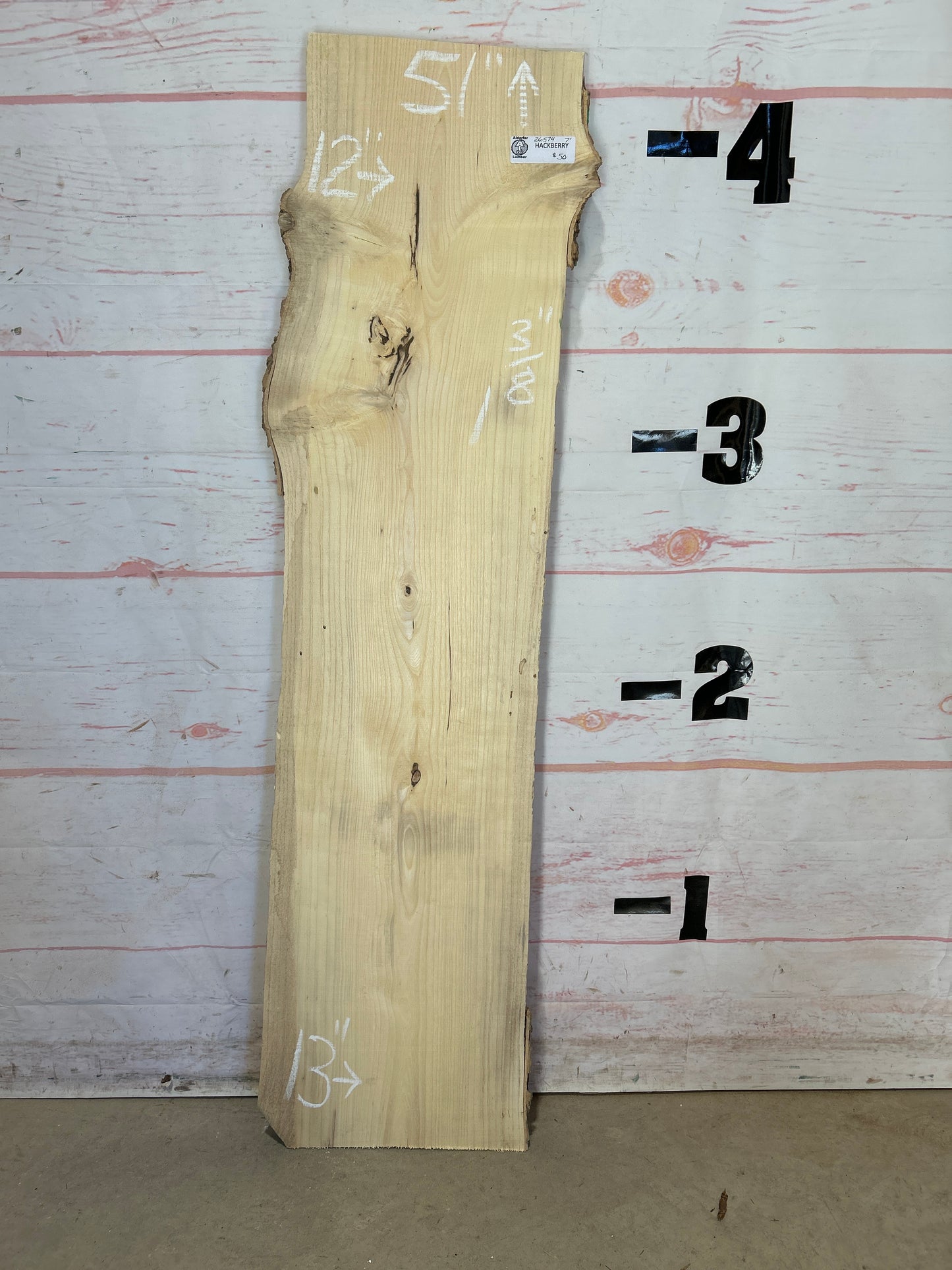 Live Edge Hackberry Sku#26574M-7