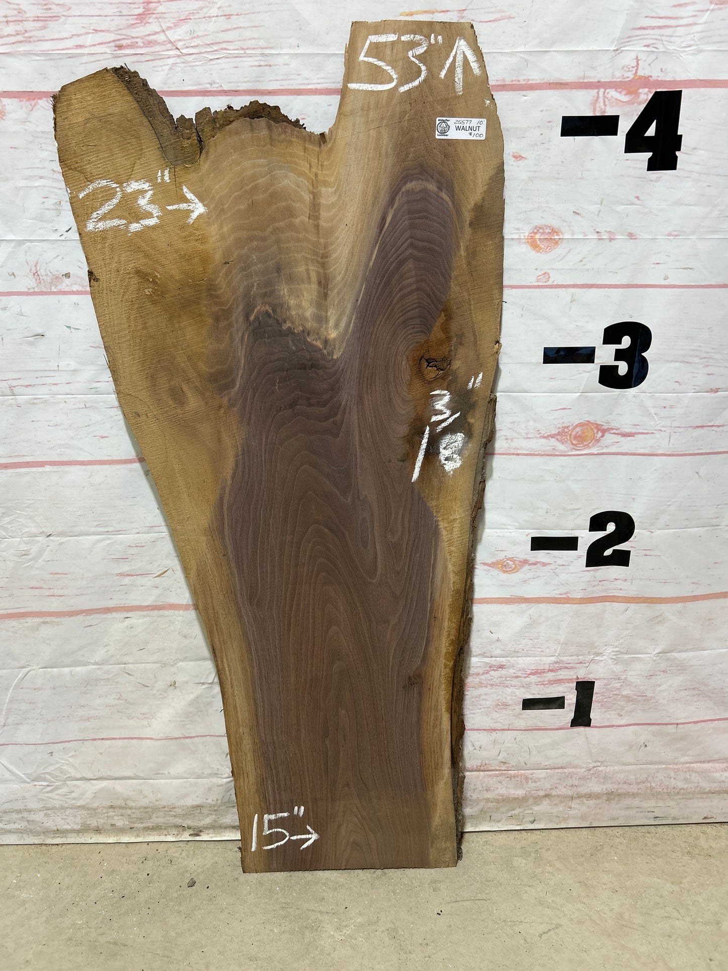 Live Edge Walnut Sku#25577M-10
