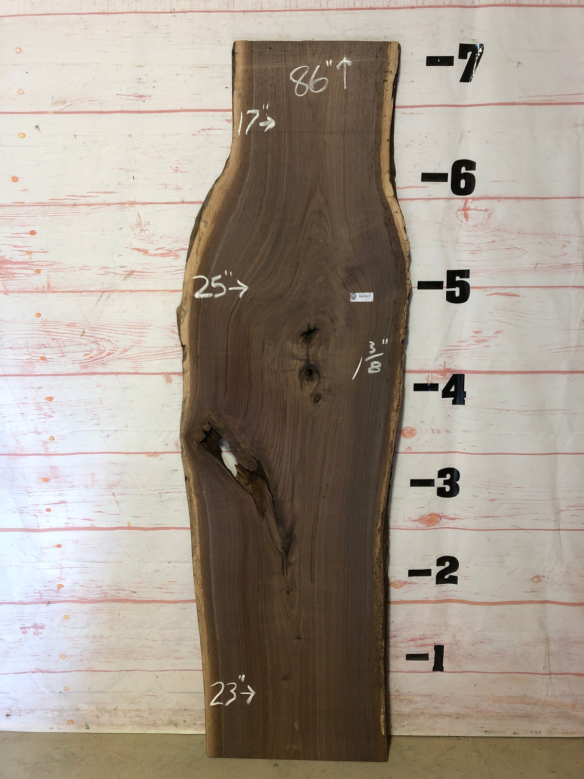 Live Edge Walnut Sku# 21744SP1-19