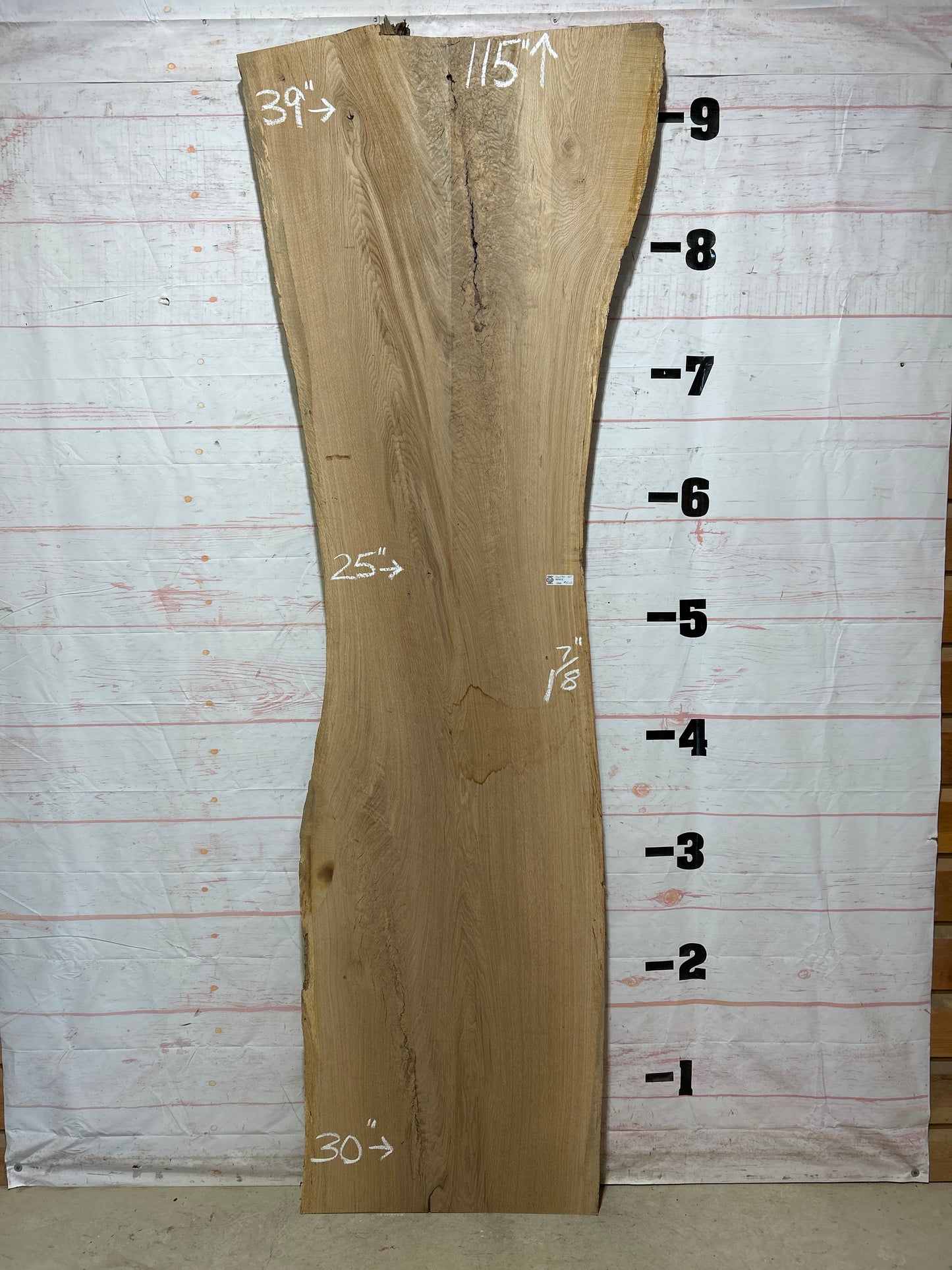 Live Edge White Oak Sku#26295-51
