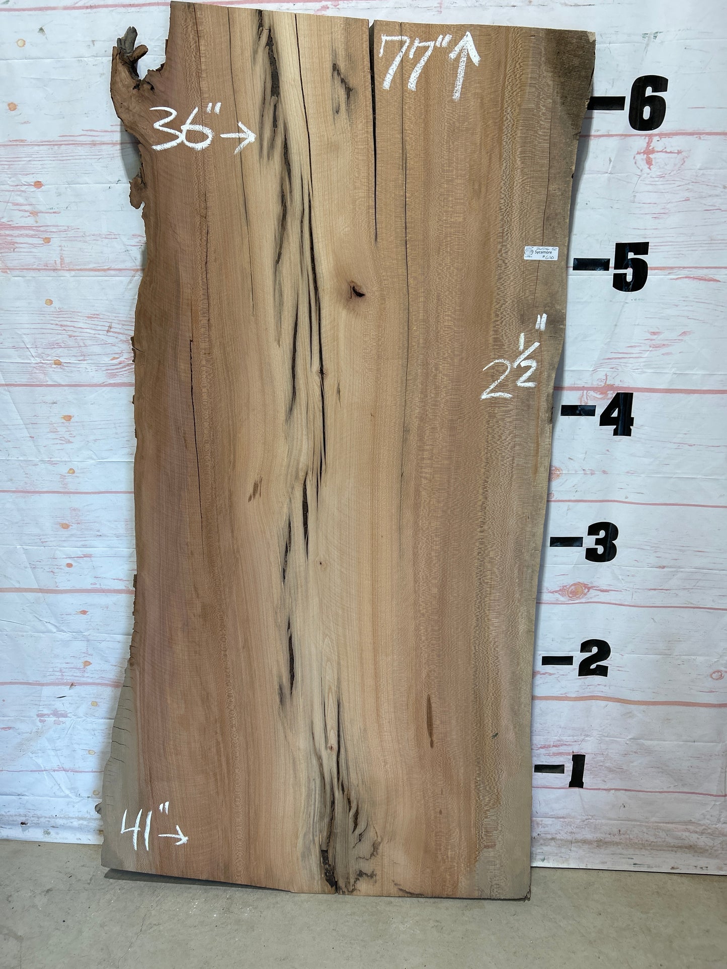 Live Edge Sycamore Sku#26546-52