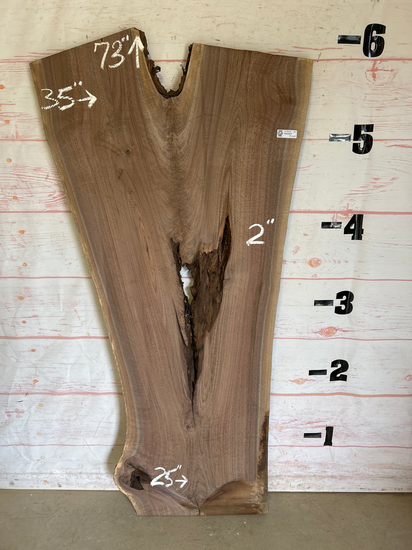 Live Edge Walnut Sku#24845A-30