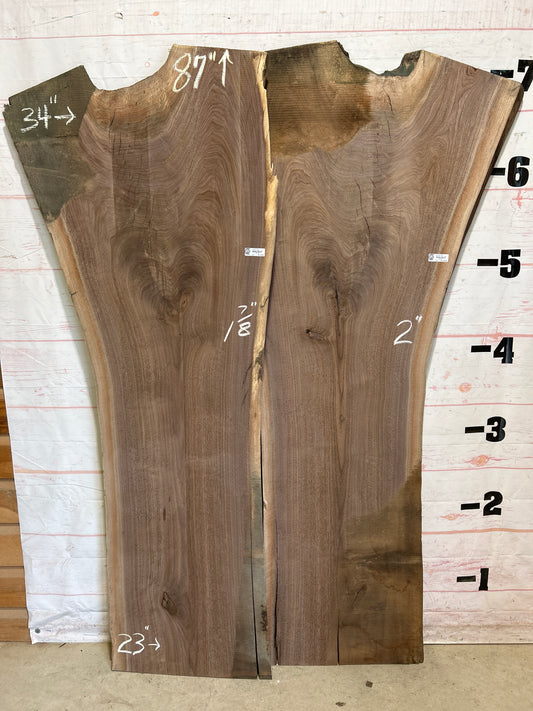 Live Edge Walnut Set Sku#25970K-70