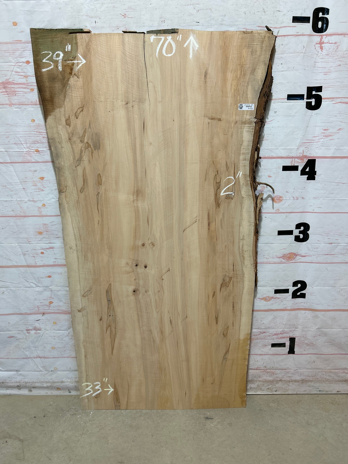 Live Edge Maple Sku#25375-35