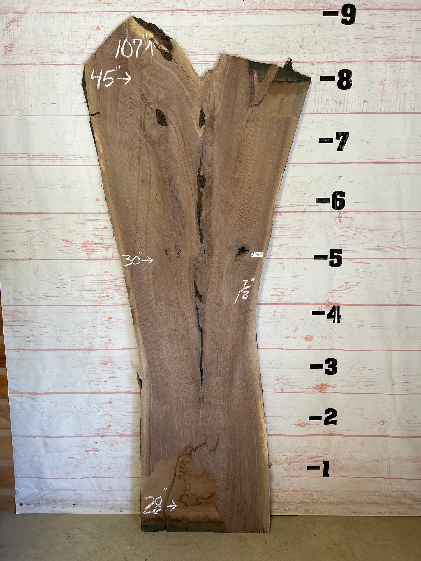 Live Edge Walnut Sku#23678J-55