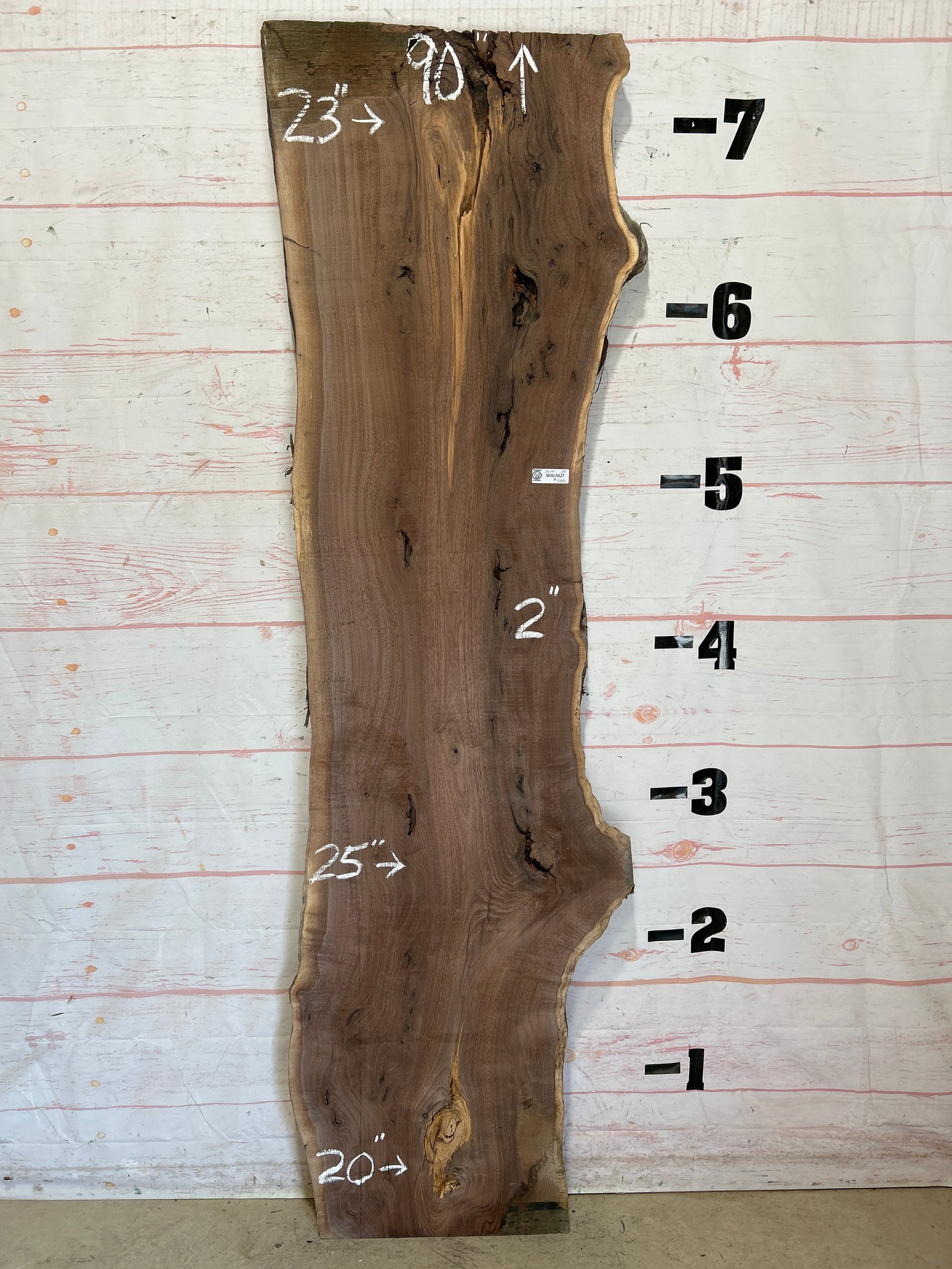 Live Edge Walnut Sku#26141C-29