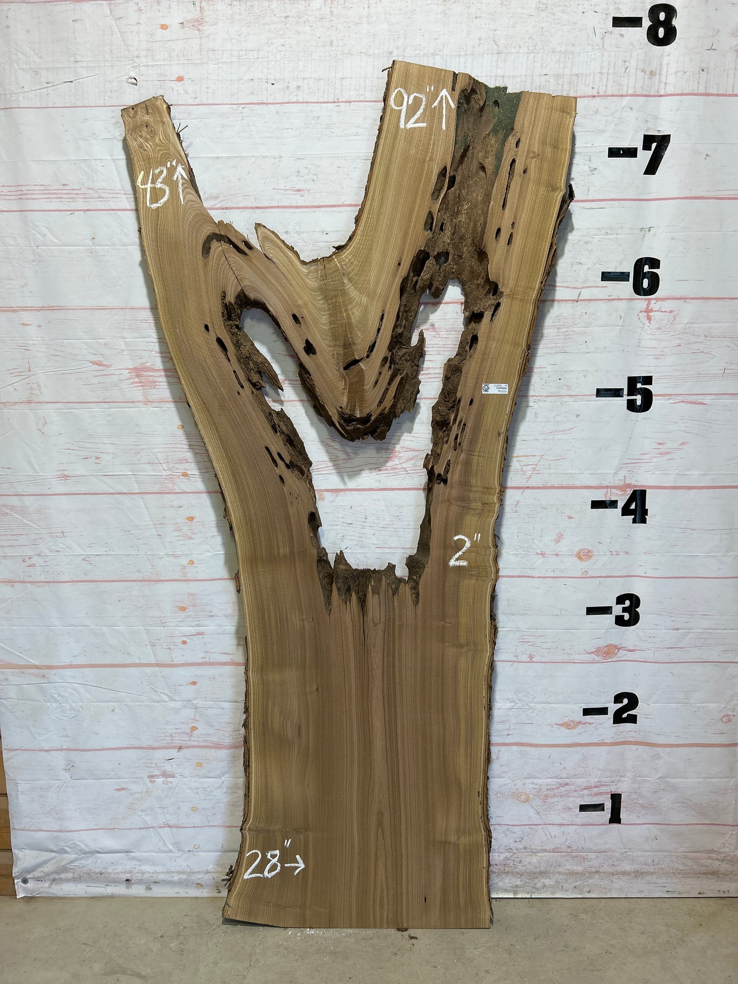 Live Edge Catalpa Sku#25896-46