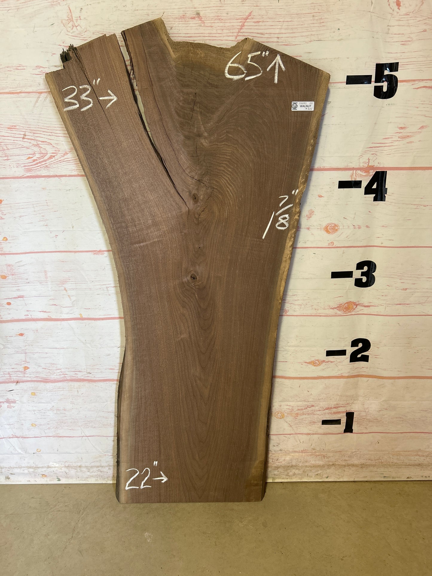 Live Edge Walnut Sku#25082N-25