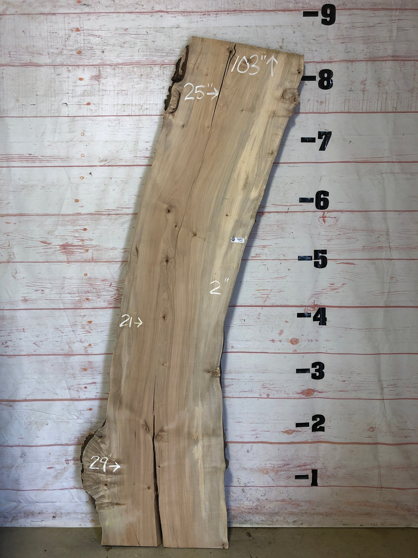 Live Edge Maple Sku#23226S-36