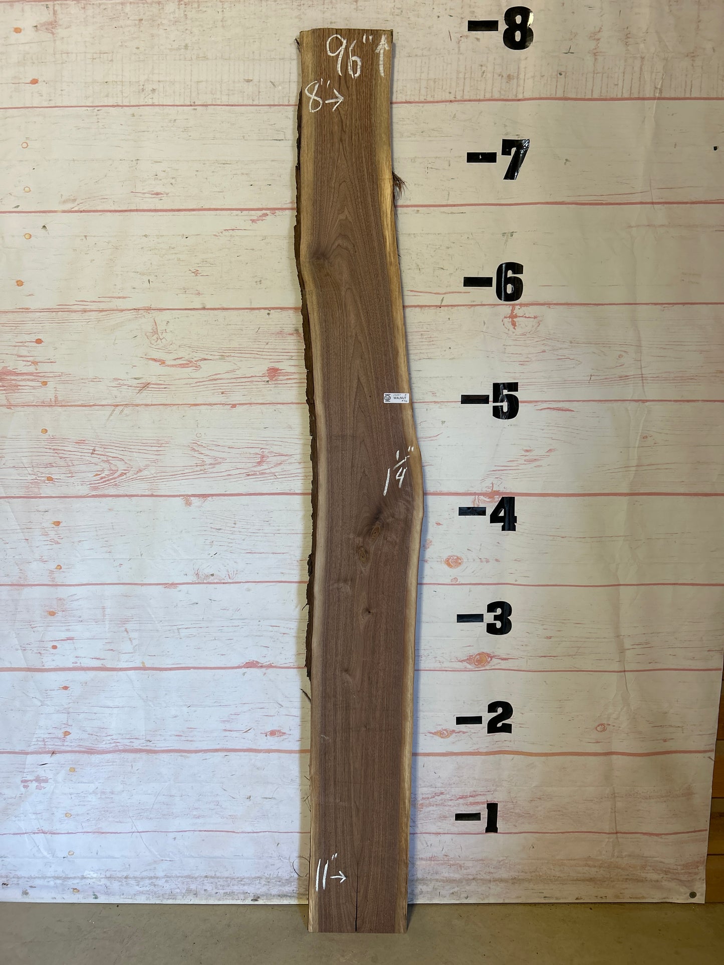 Live Edge Walnut Sku#25087C-8