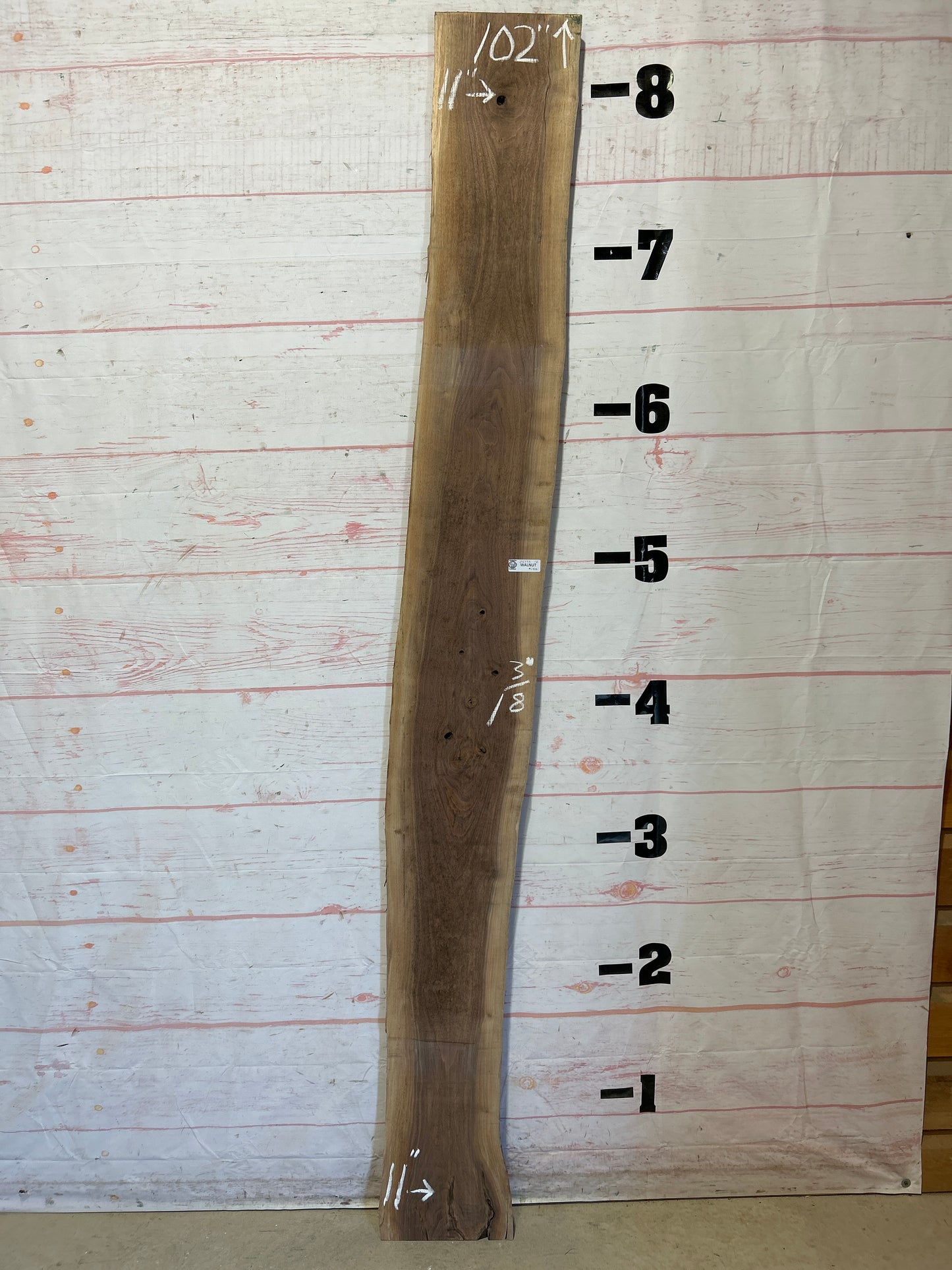 Live Edge Walnut Sku#25773M-12