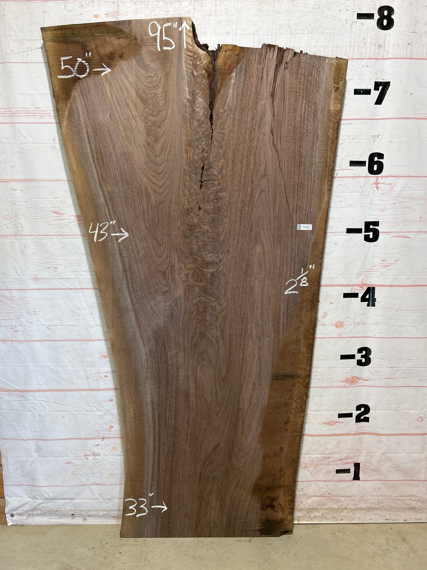 Live Edge Walnut Sku#25828-55