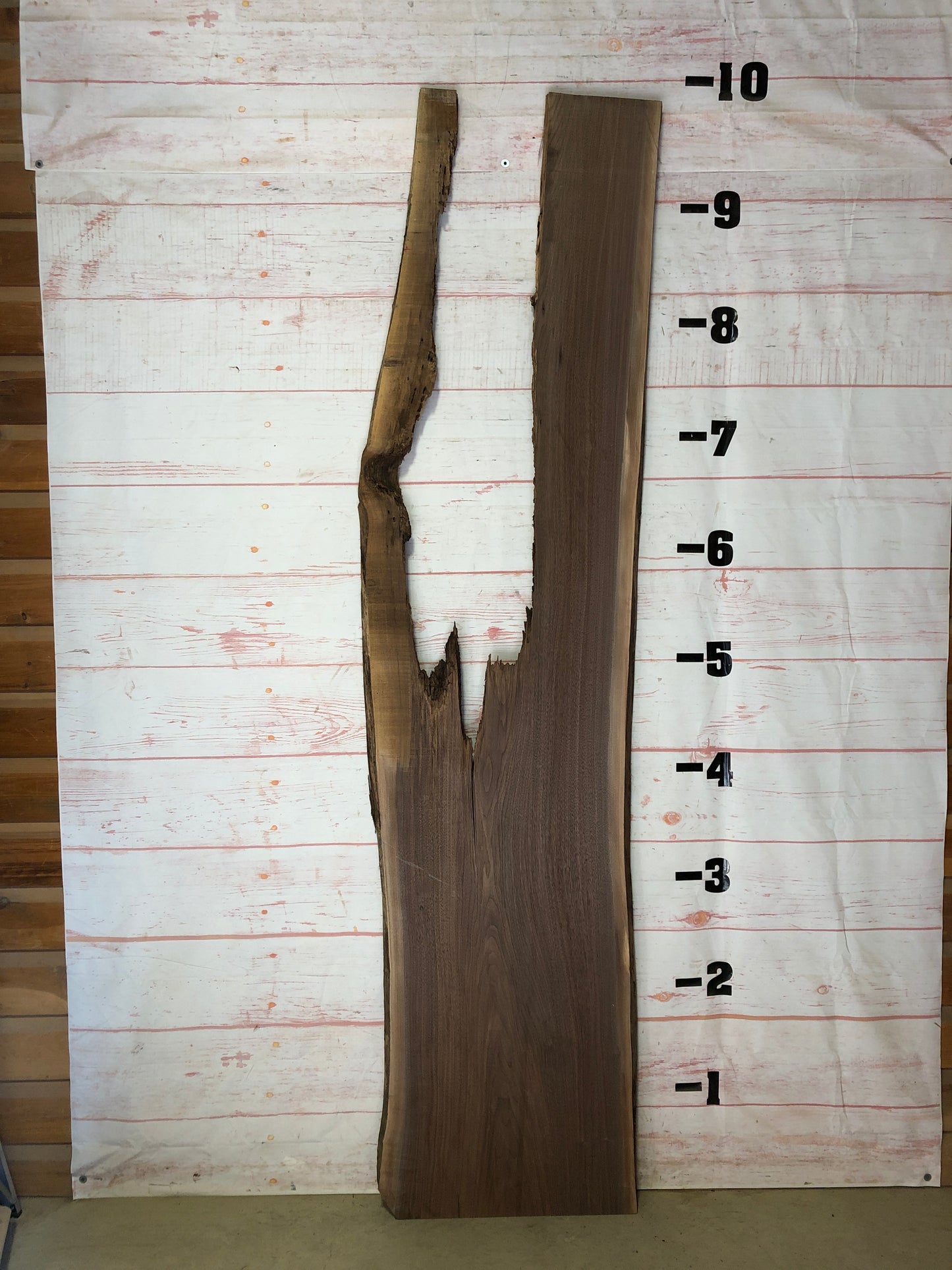 Live Edge Walnut  Sku# 21369-48