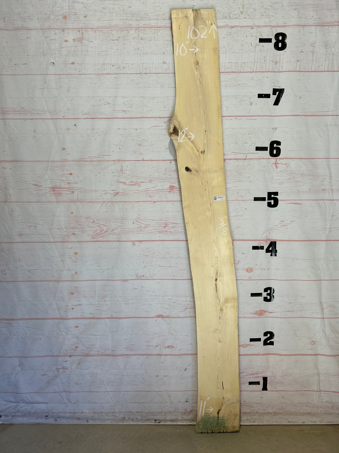 Live Edge Hackberry Sku#26576C-12