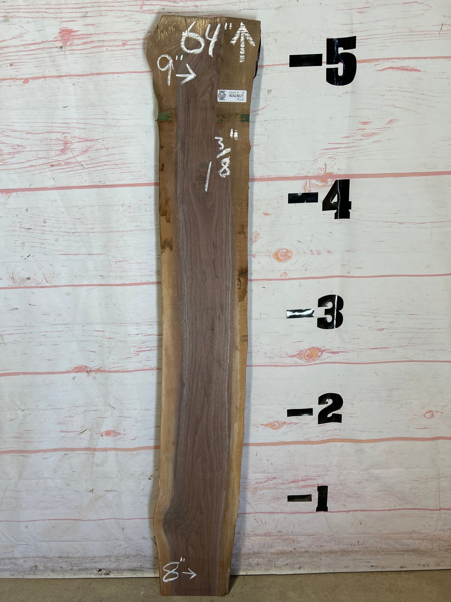 Live Edge Walnut Sku#26453M-6