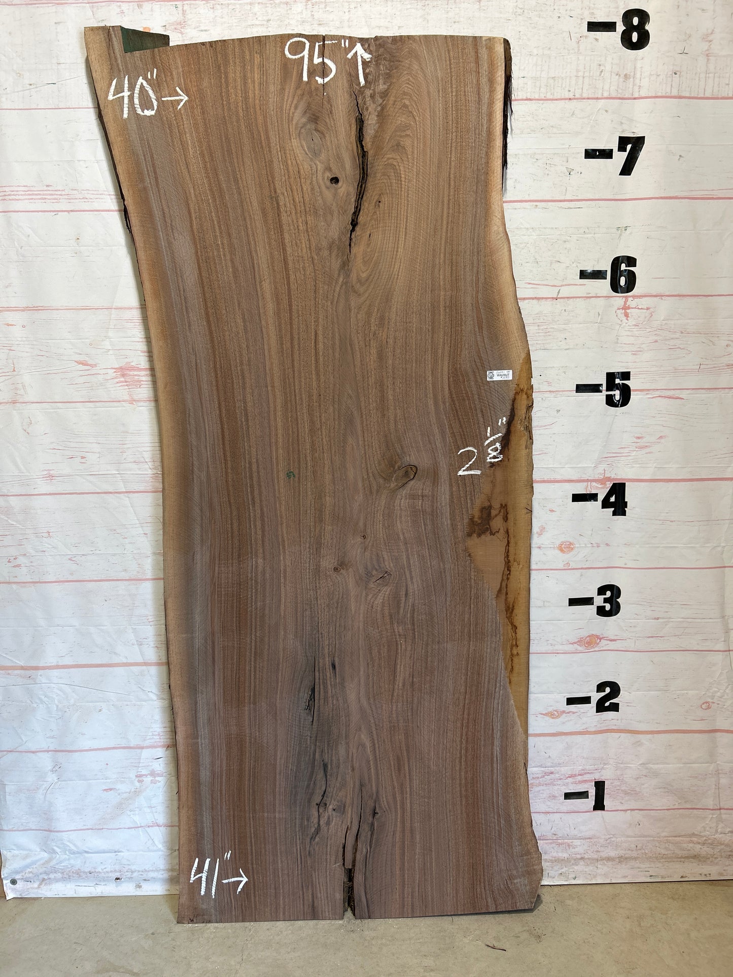 Live Edge Walnut Sku#26091K-54