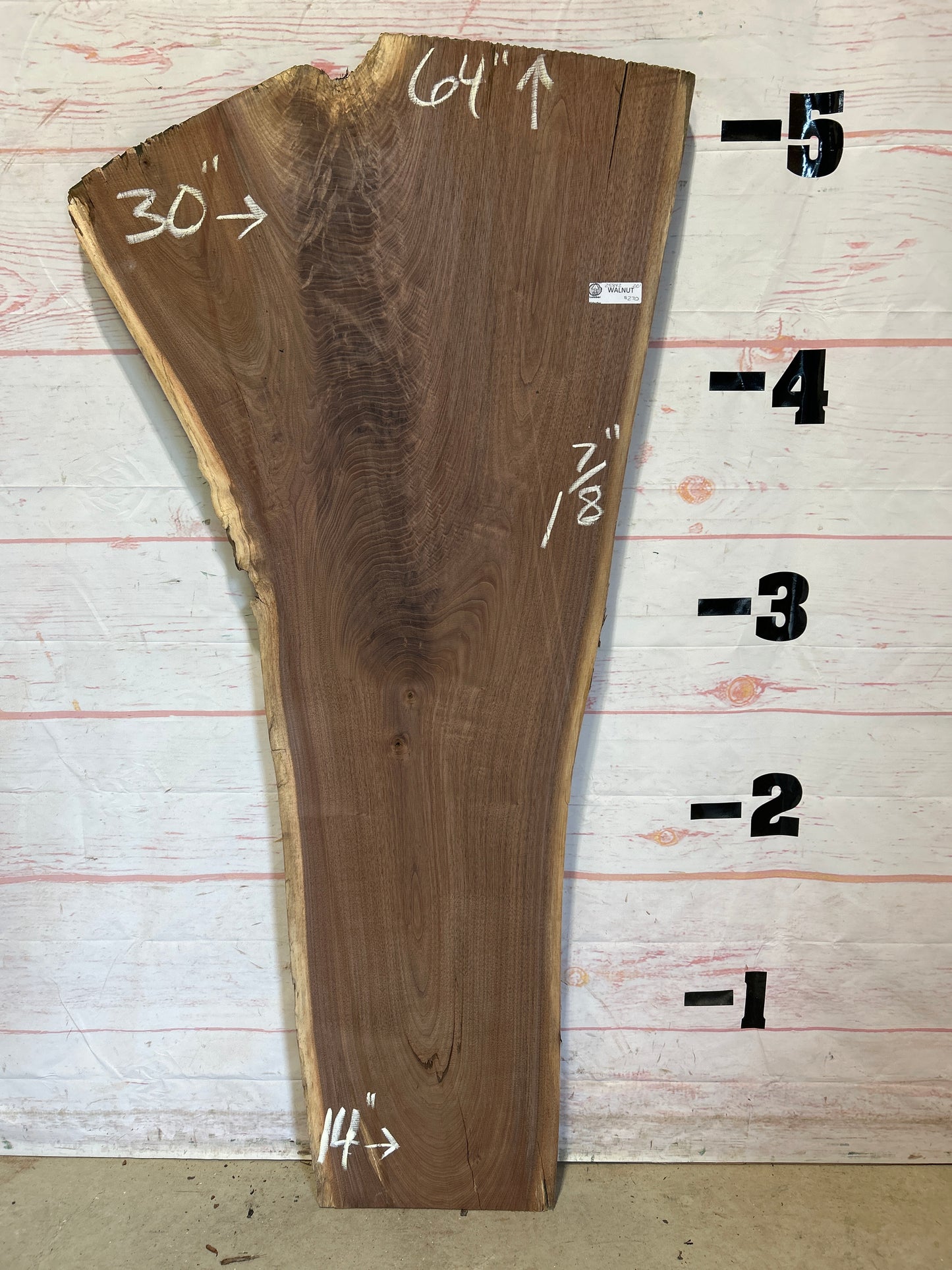 Live Edge Walnut Sku#25842A-20