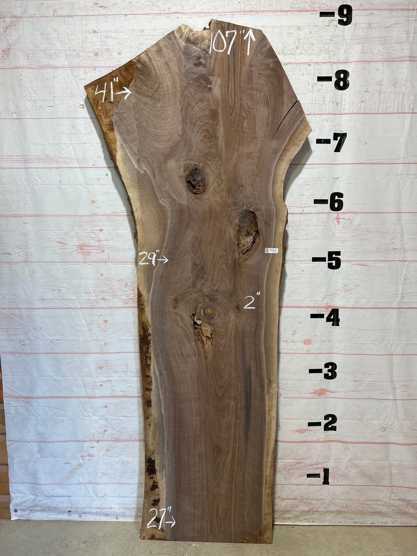 Live Edge Walnut Sku#26490-51