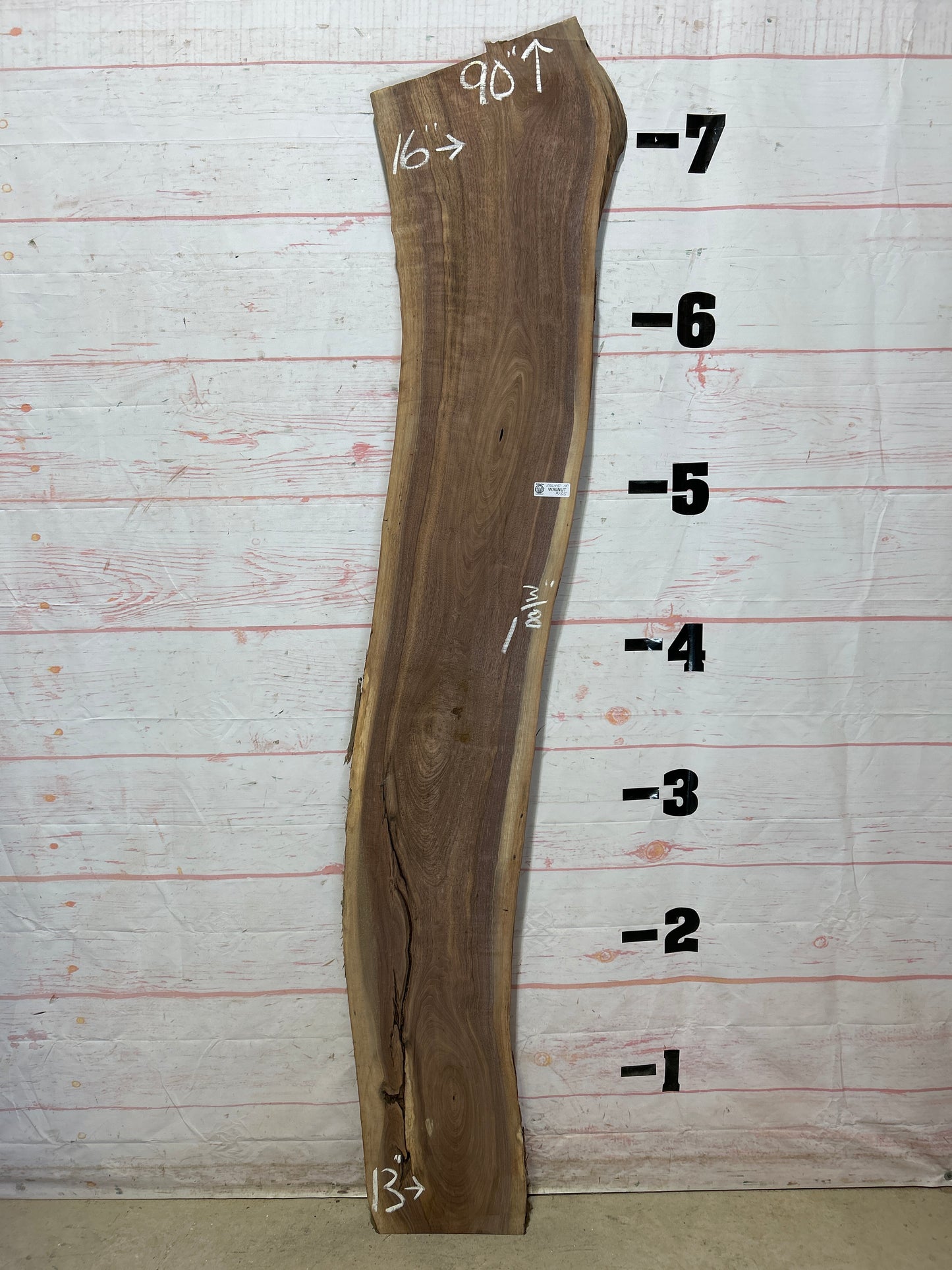 Live Edge Walnut Sku#25645C-14