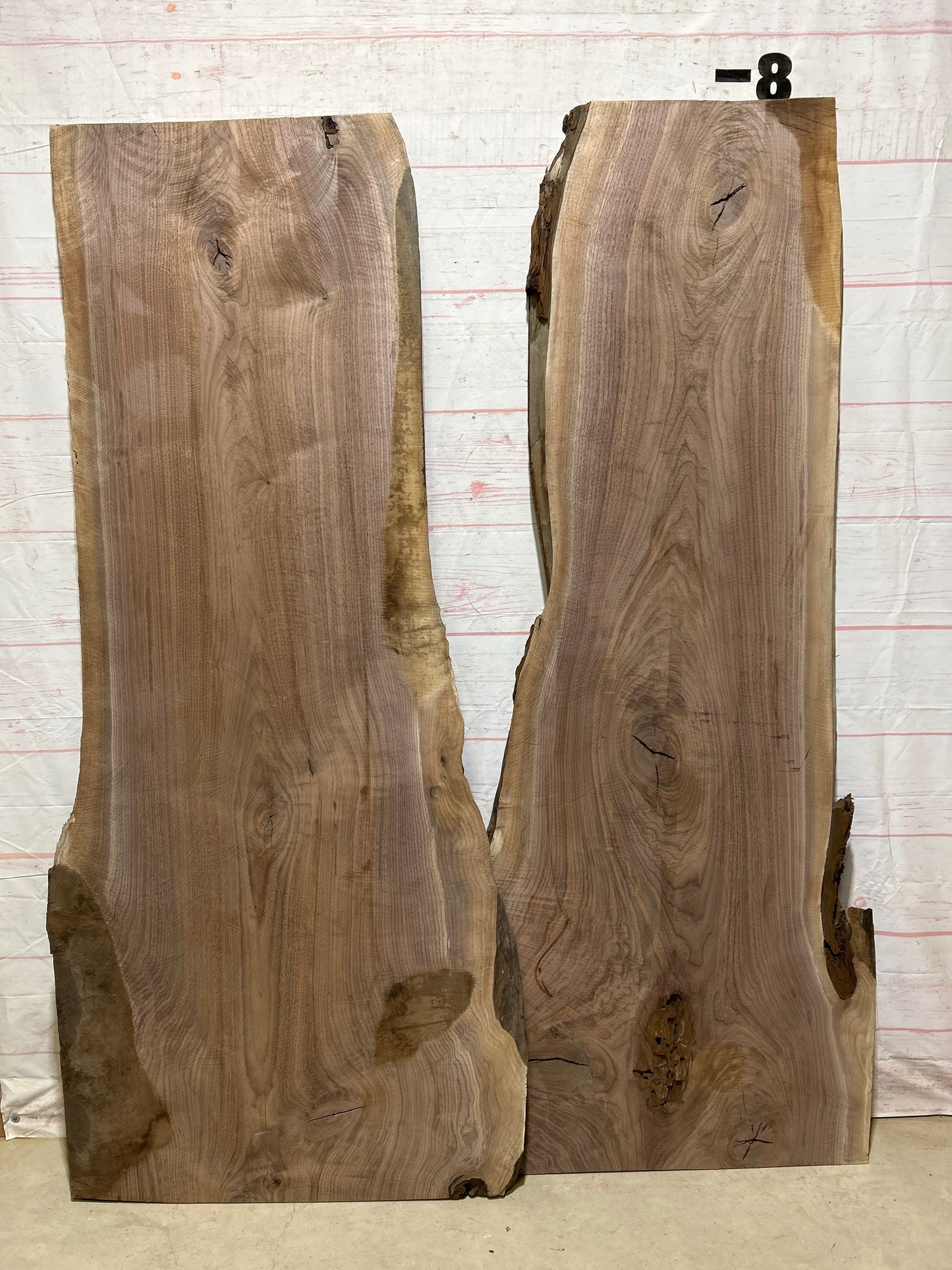 Live Edge Walnut Set Sku#27067K-84