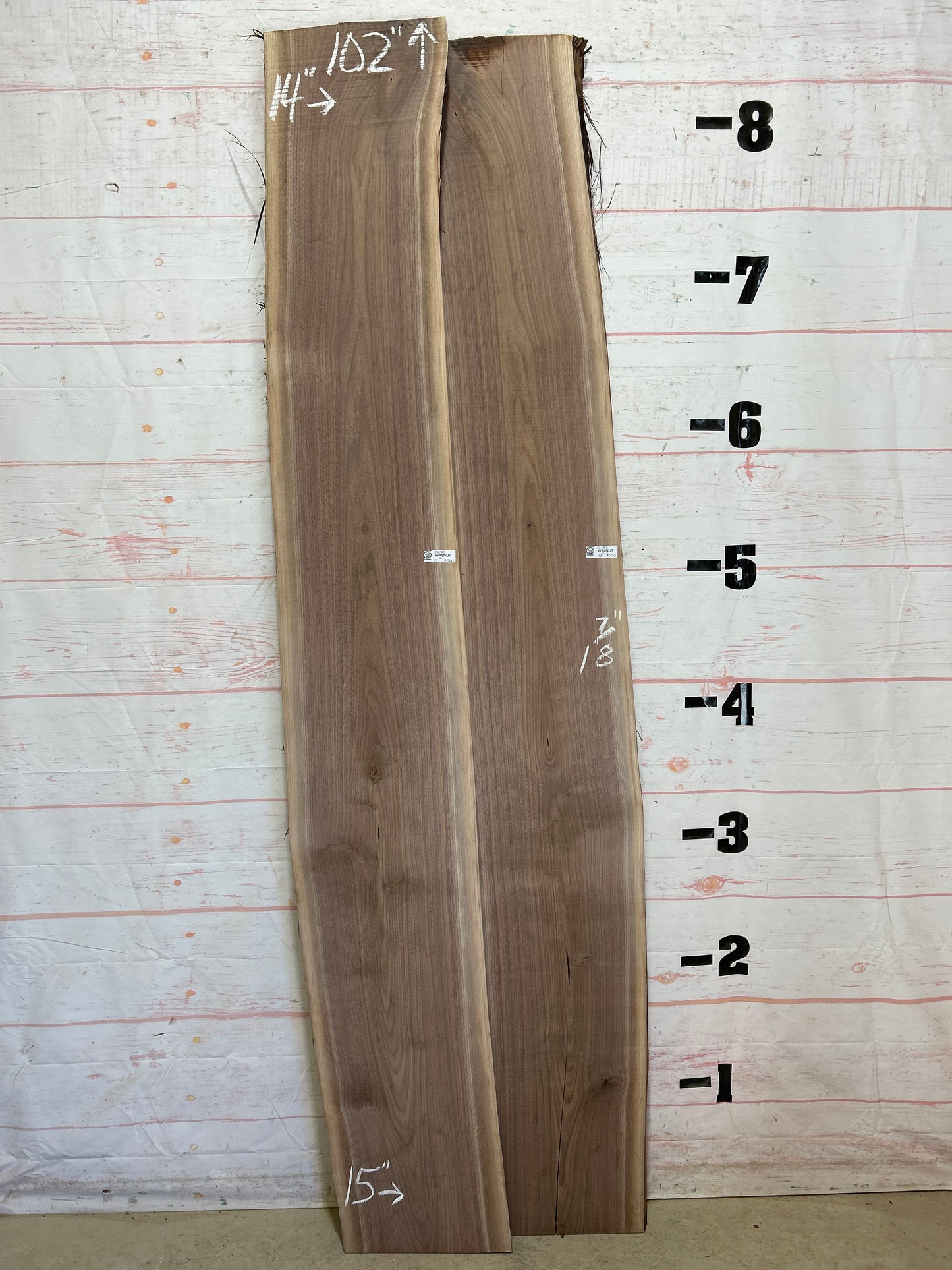 Live Edge Walnut Set Sku#26182K-42