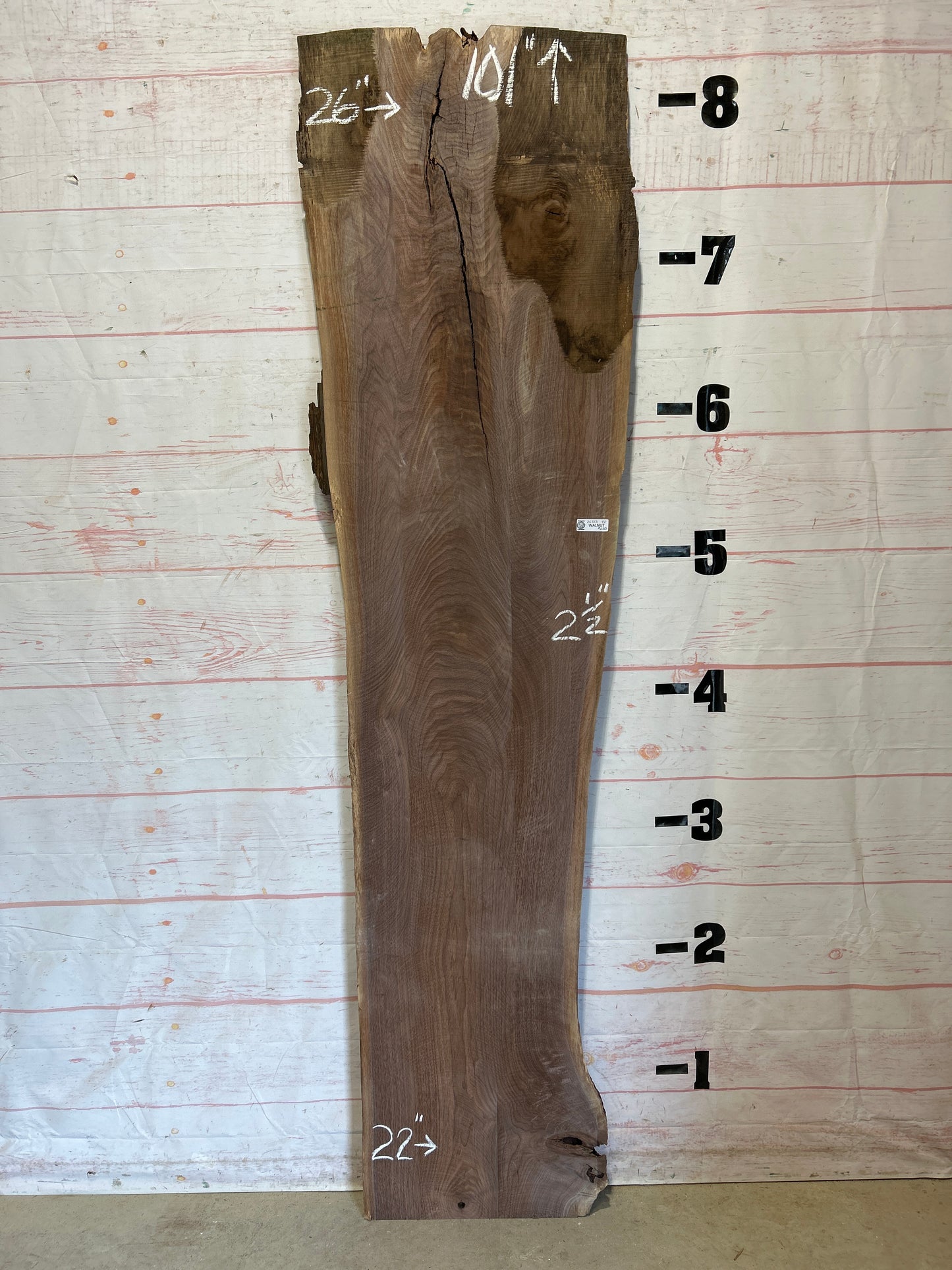 Live Edge Walnut Sku#25323J-42