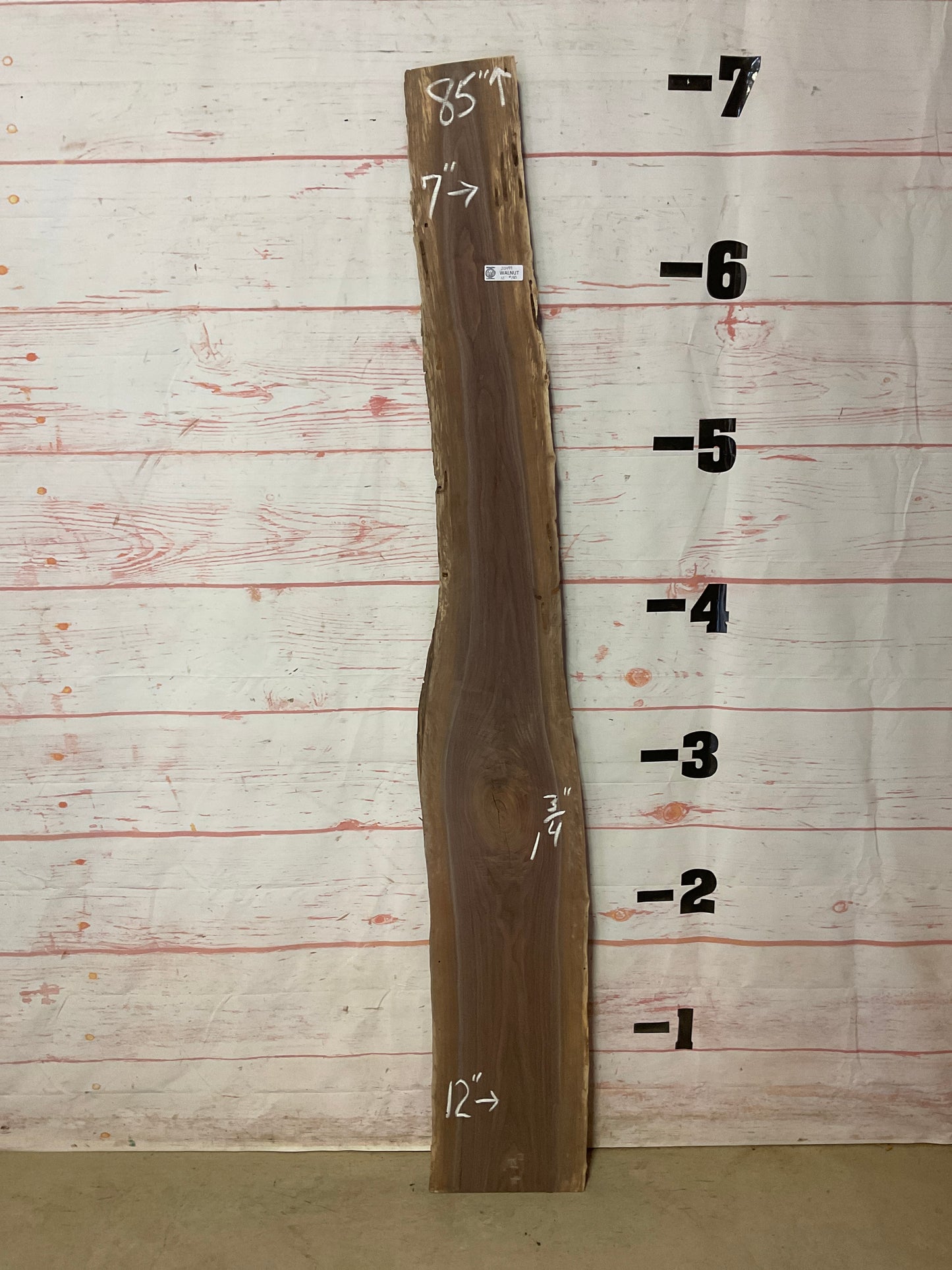 Live Edge Walnut Sku# 20499A-12