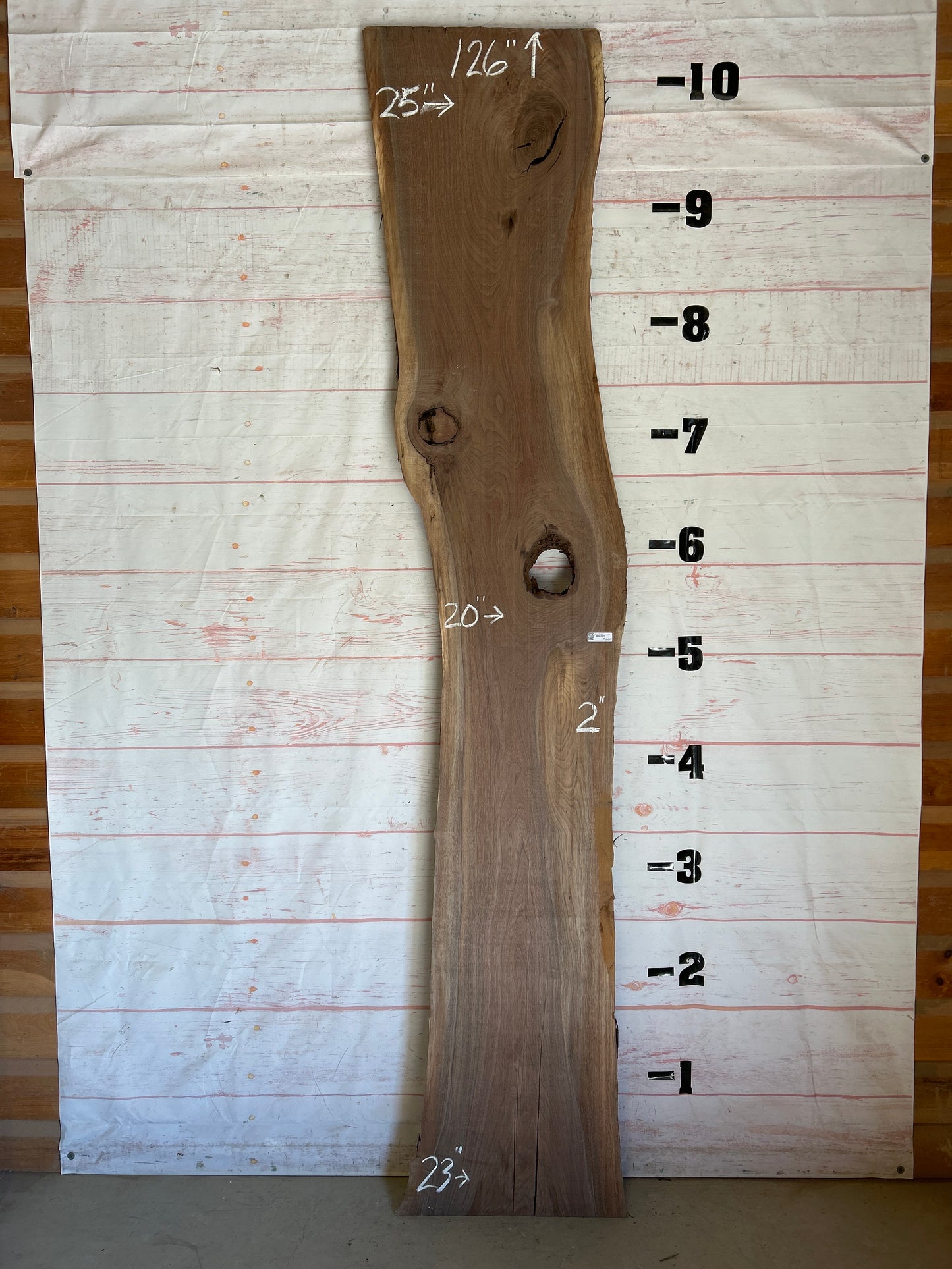 Live Edge Walnut Sku#24855-40