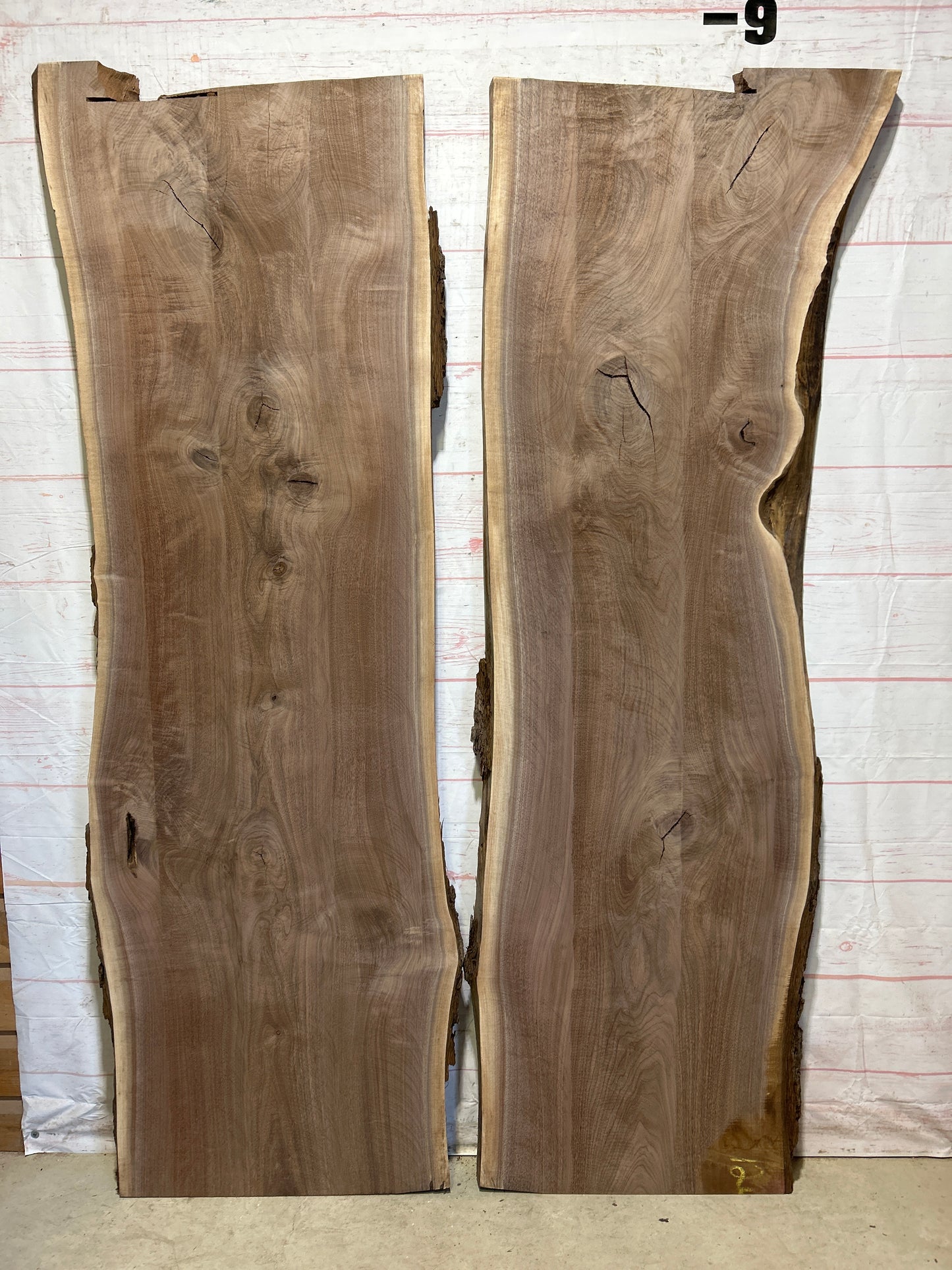 Live Edge Walnut Set Sku#26497K-90