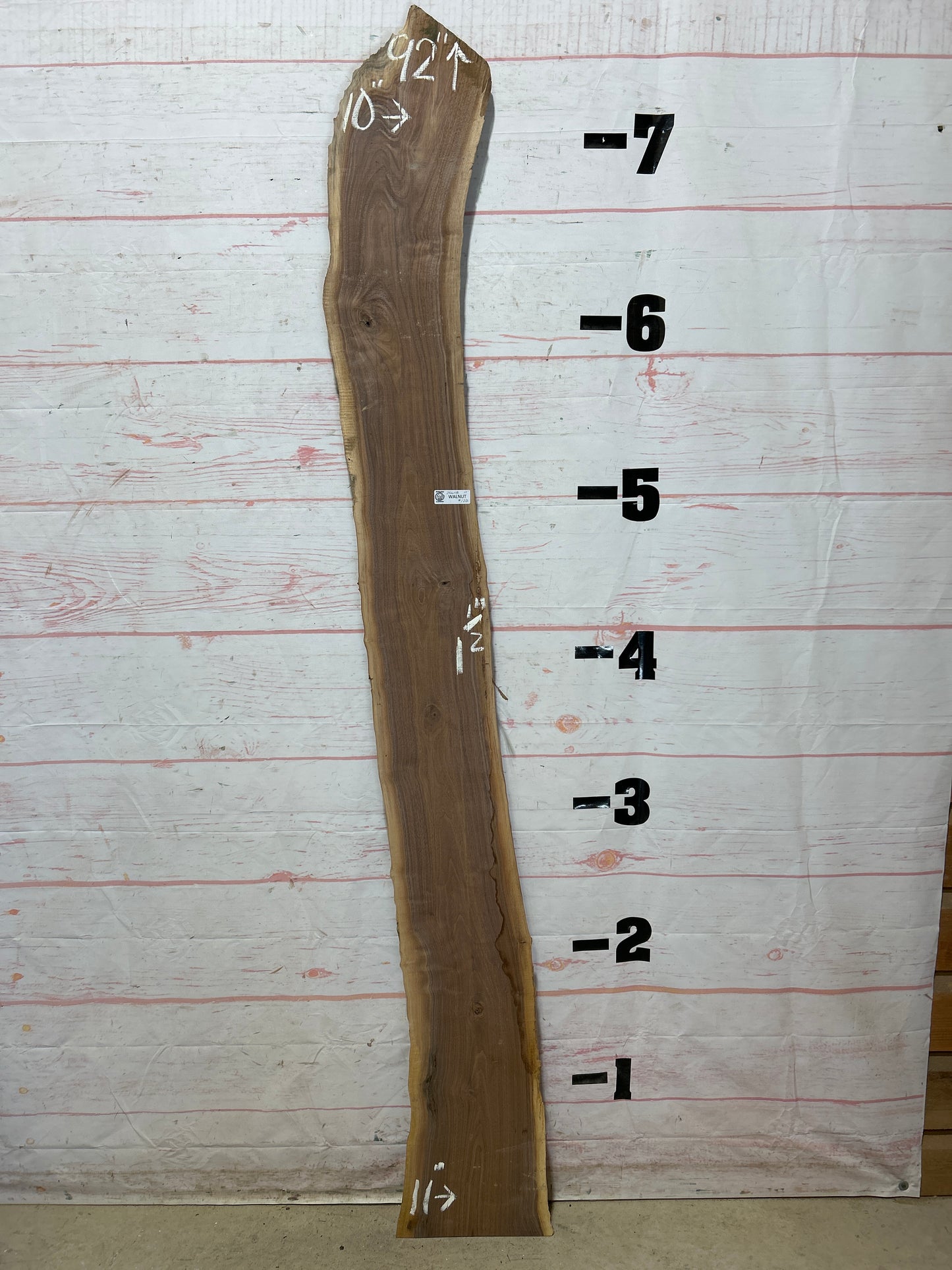 Live Edge Walnut Sku#25648M-11