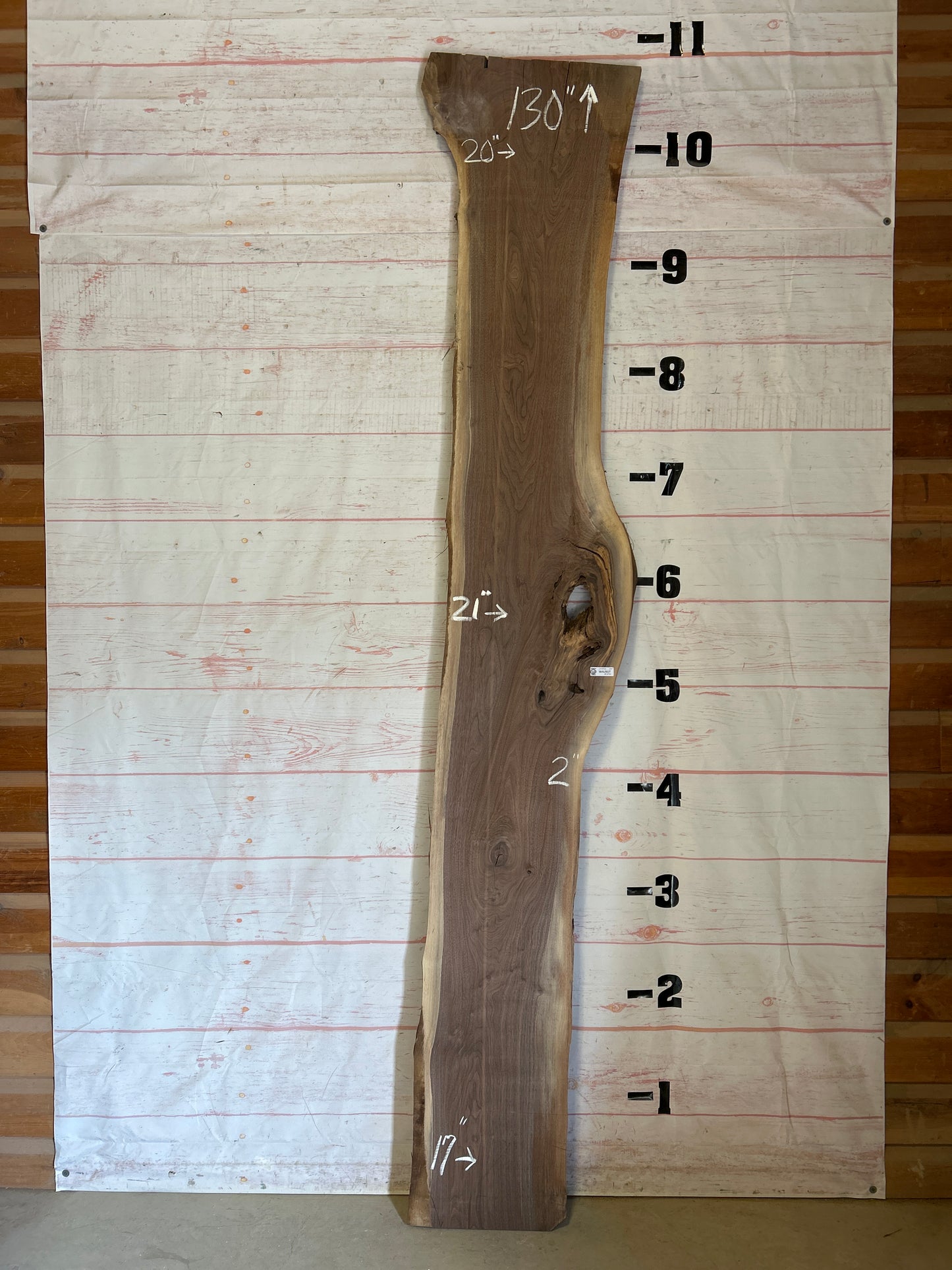 Live Edge Walnut Sku#24890-34