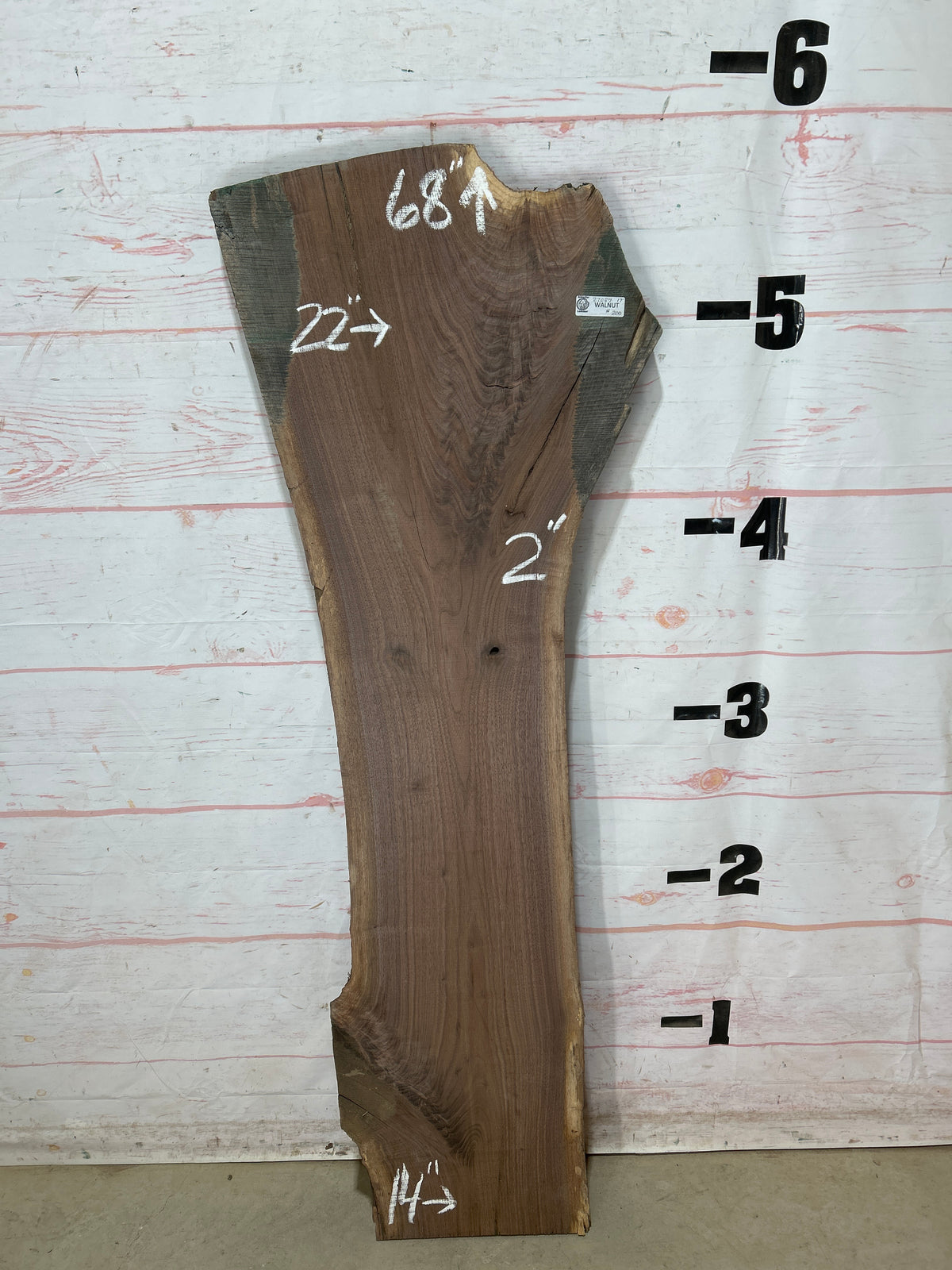 Live Edge Walnut Sku#27087G-17