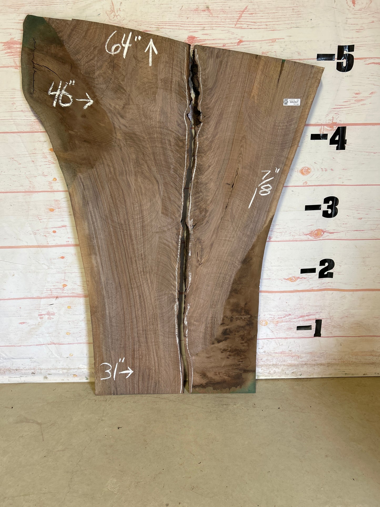 Live Edge Walnut Sku#24973-35