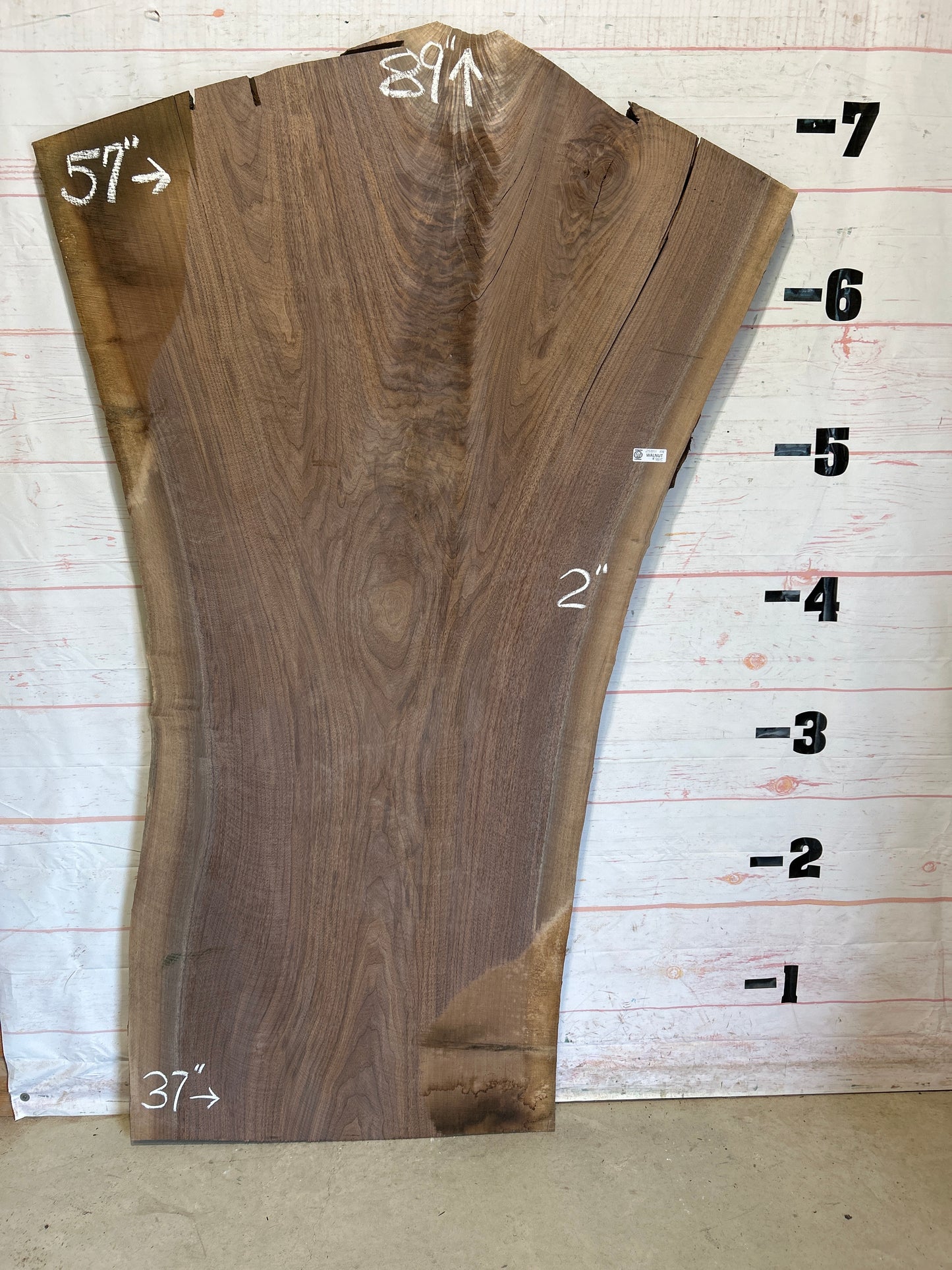 Live Edge Walnut Sku#25891K-58