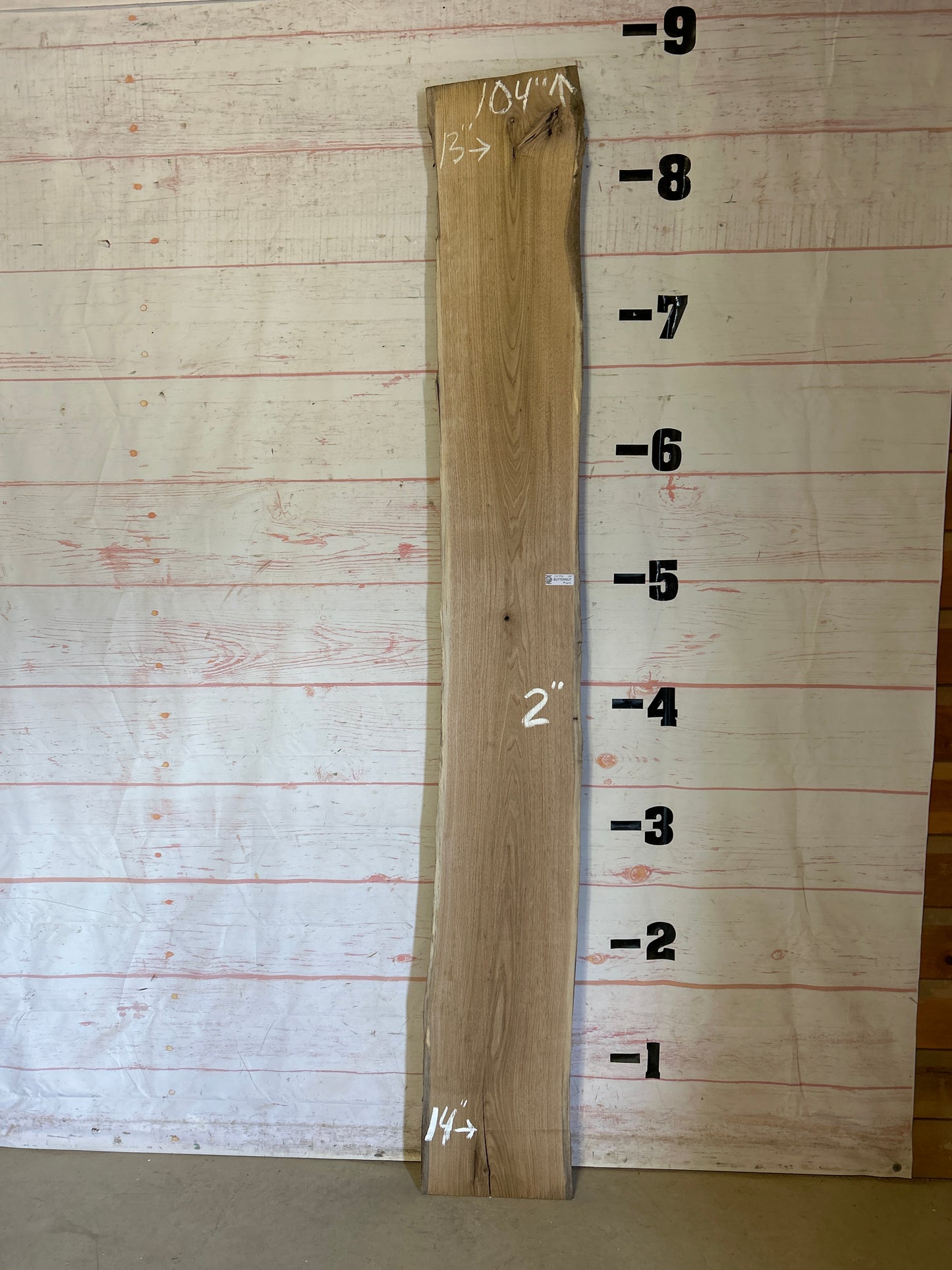 Live Edge Butternut Sku#24790-20