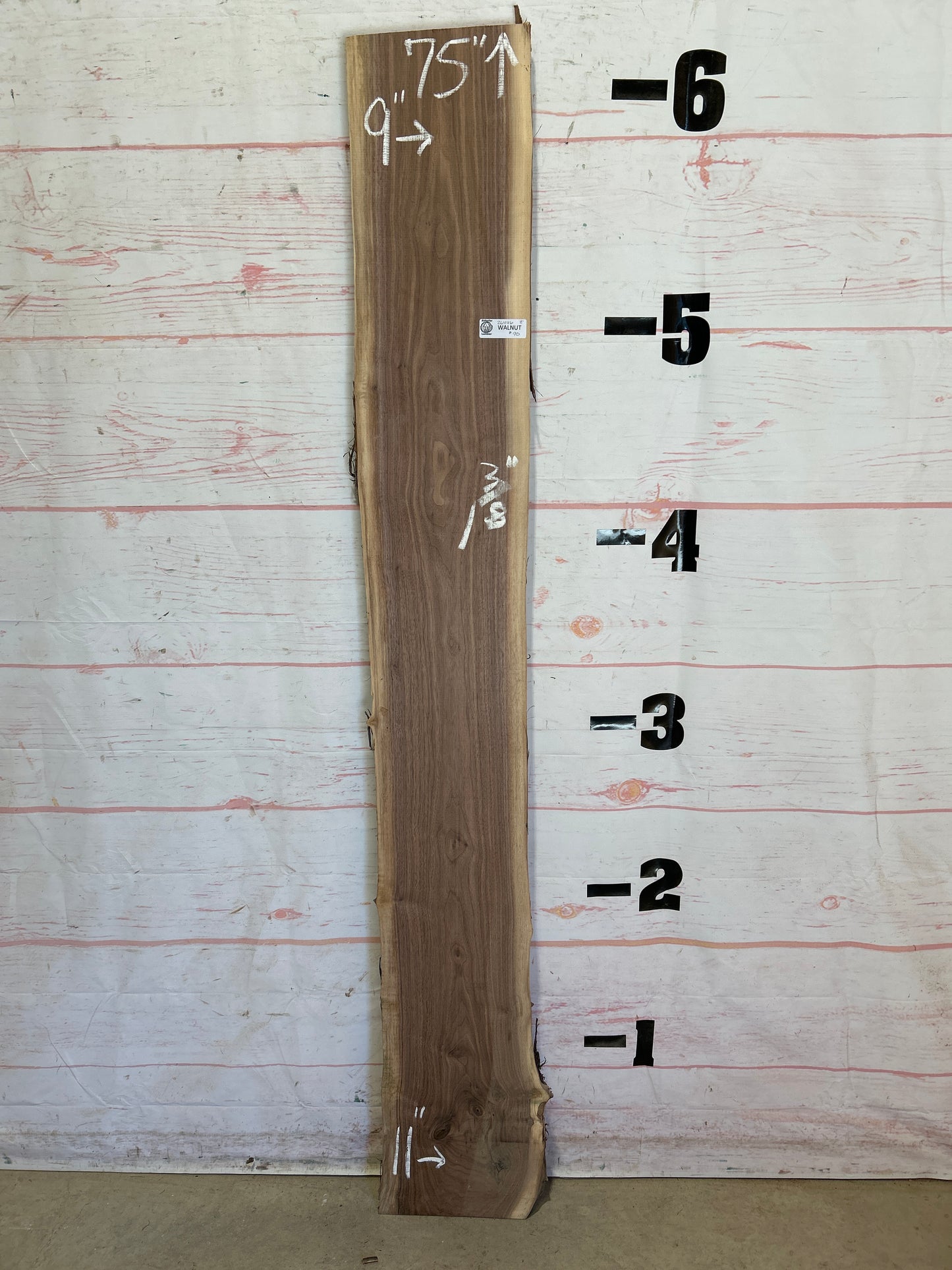 Live Edge Walnut Sku#26446M-8