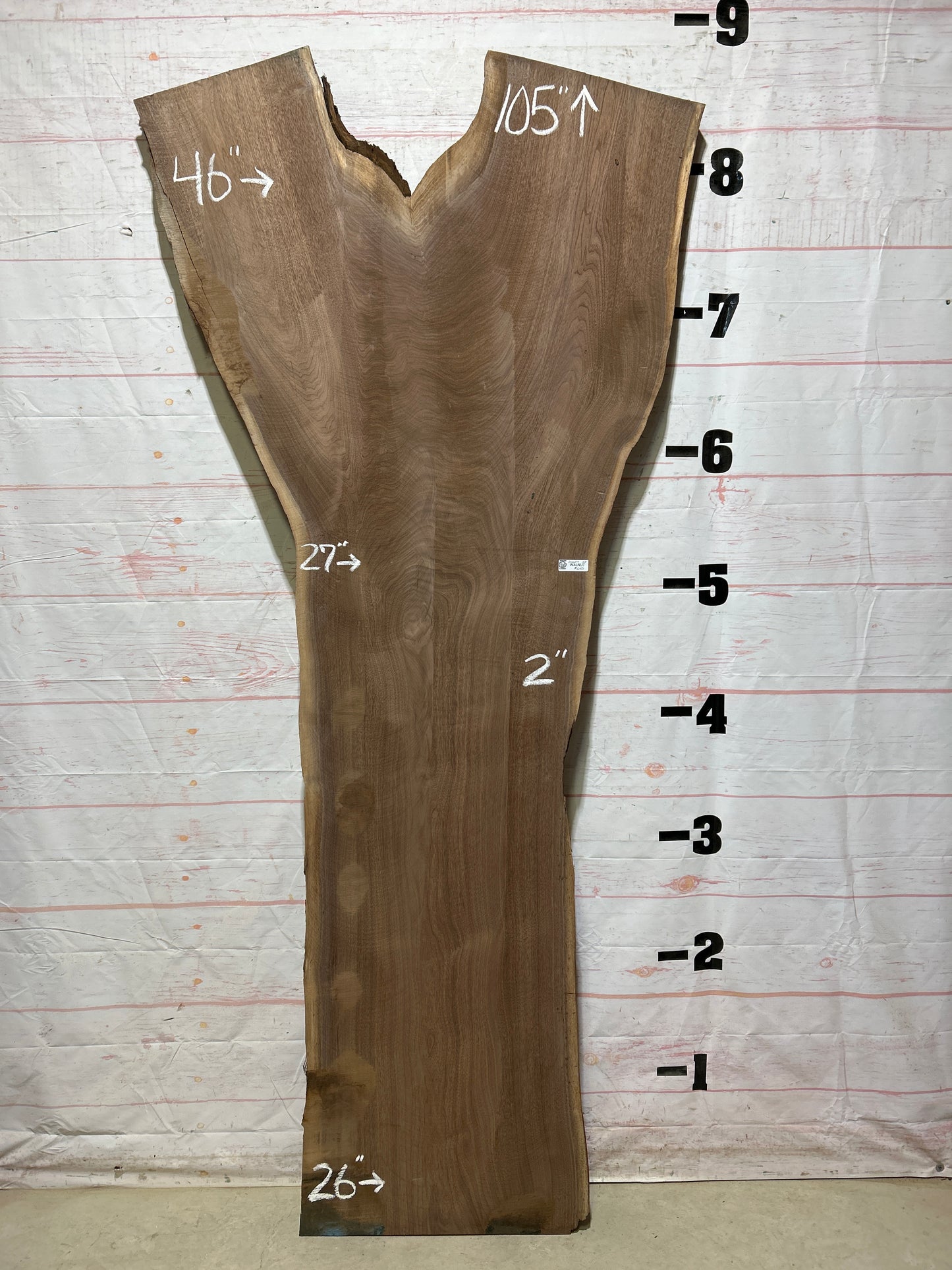 Live Edge Walnut Sku#26607J-53