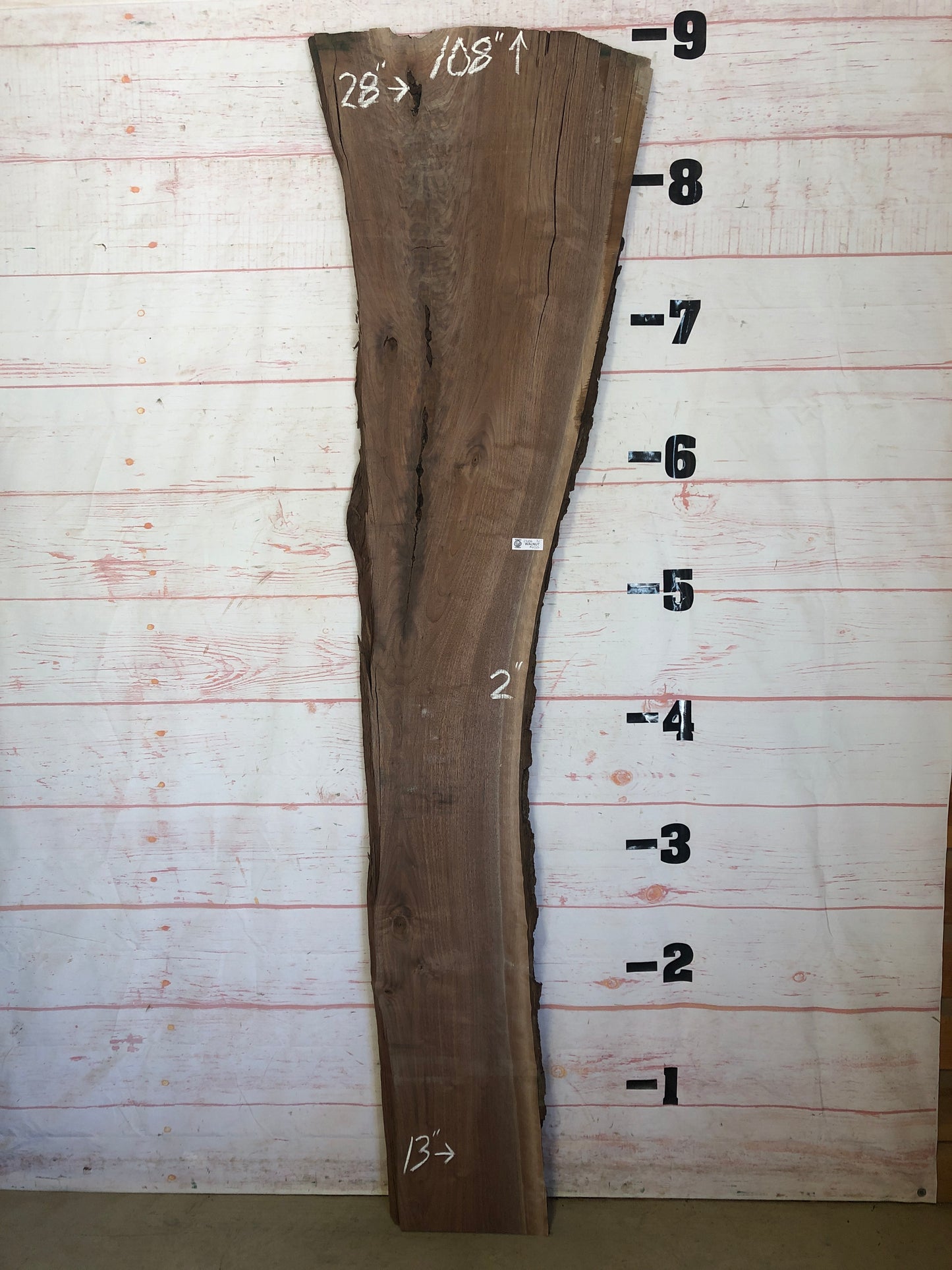 Live Edge Walnut Sku#23206J-32