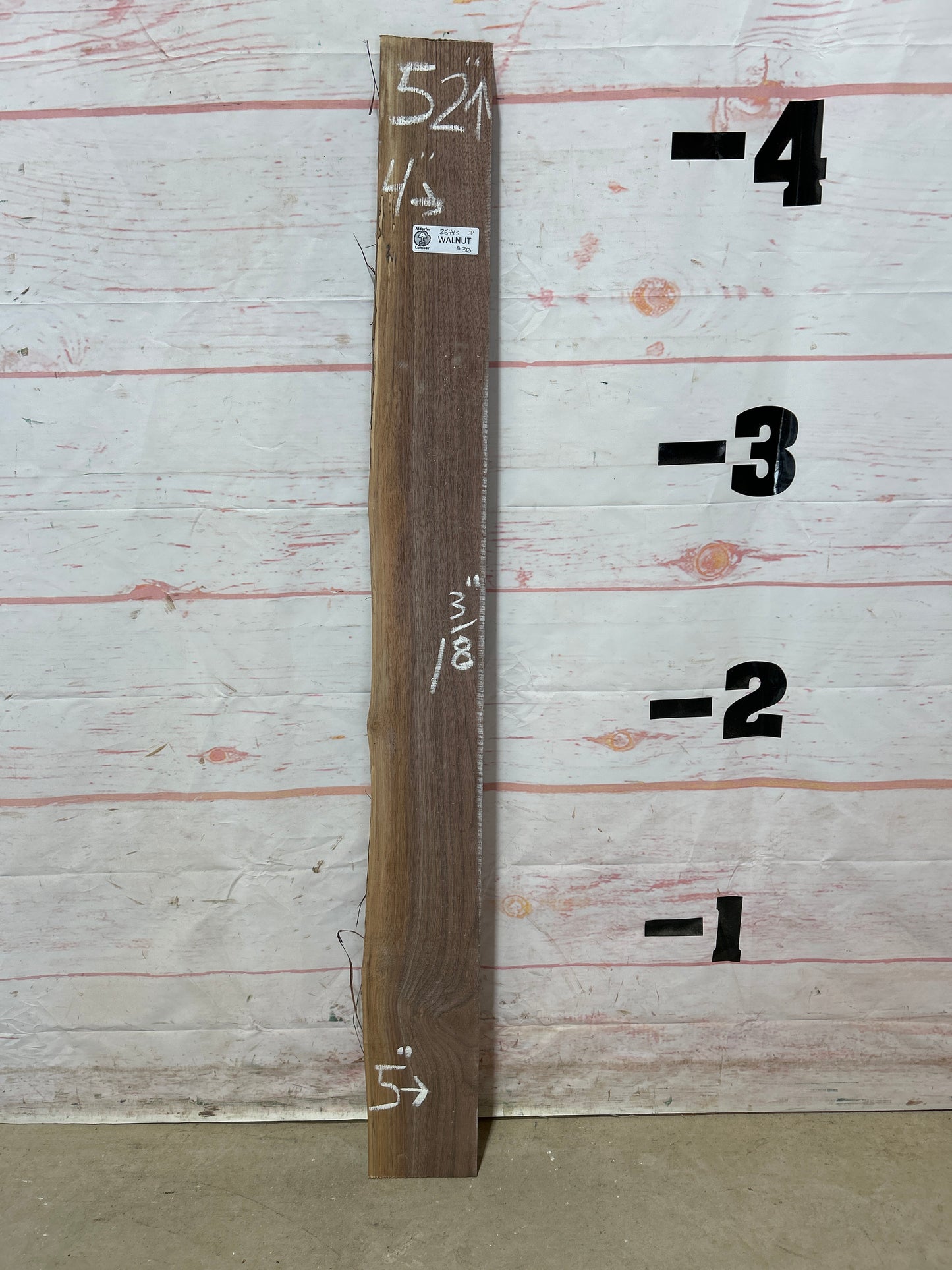 Live Edge Walnut Sku#25443M-3